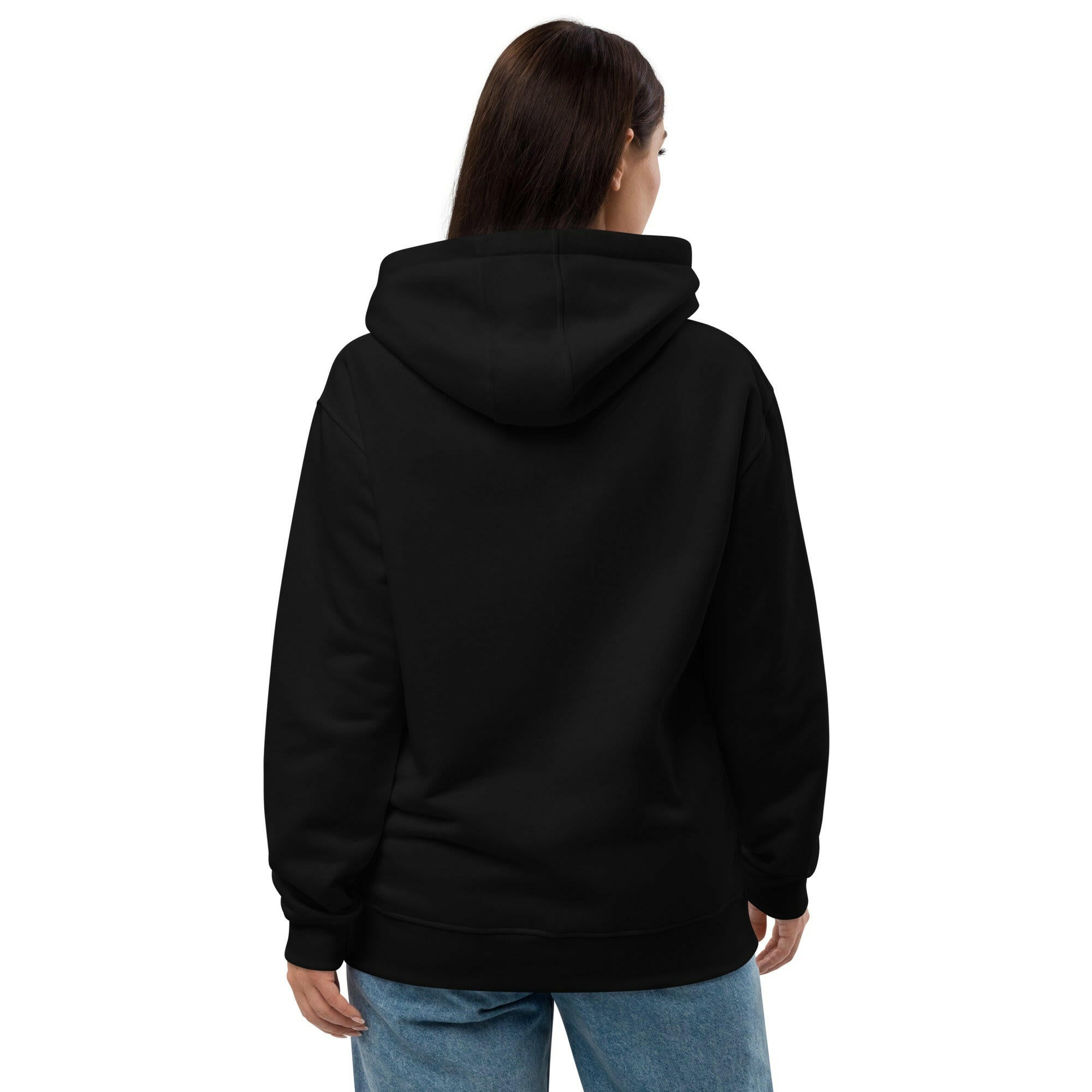 Premium eco hoodie Skier in a crevasse