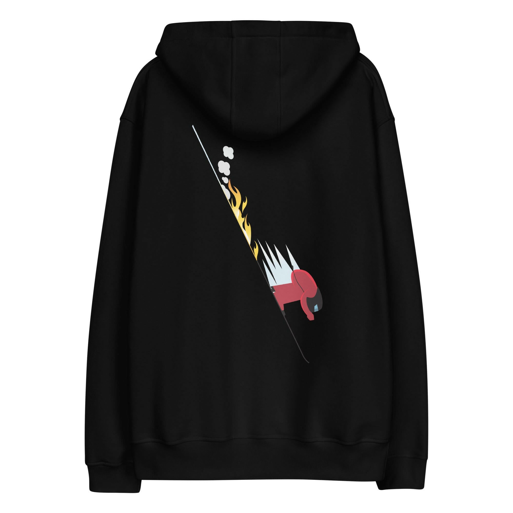 Premium eco hoodie Which skier are you? Speed Skier (front & back)