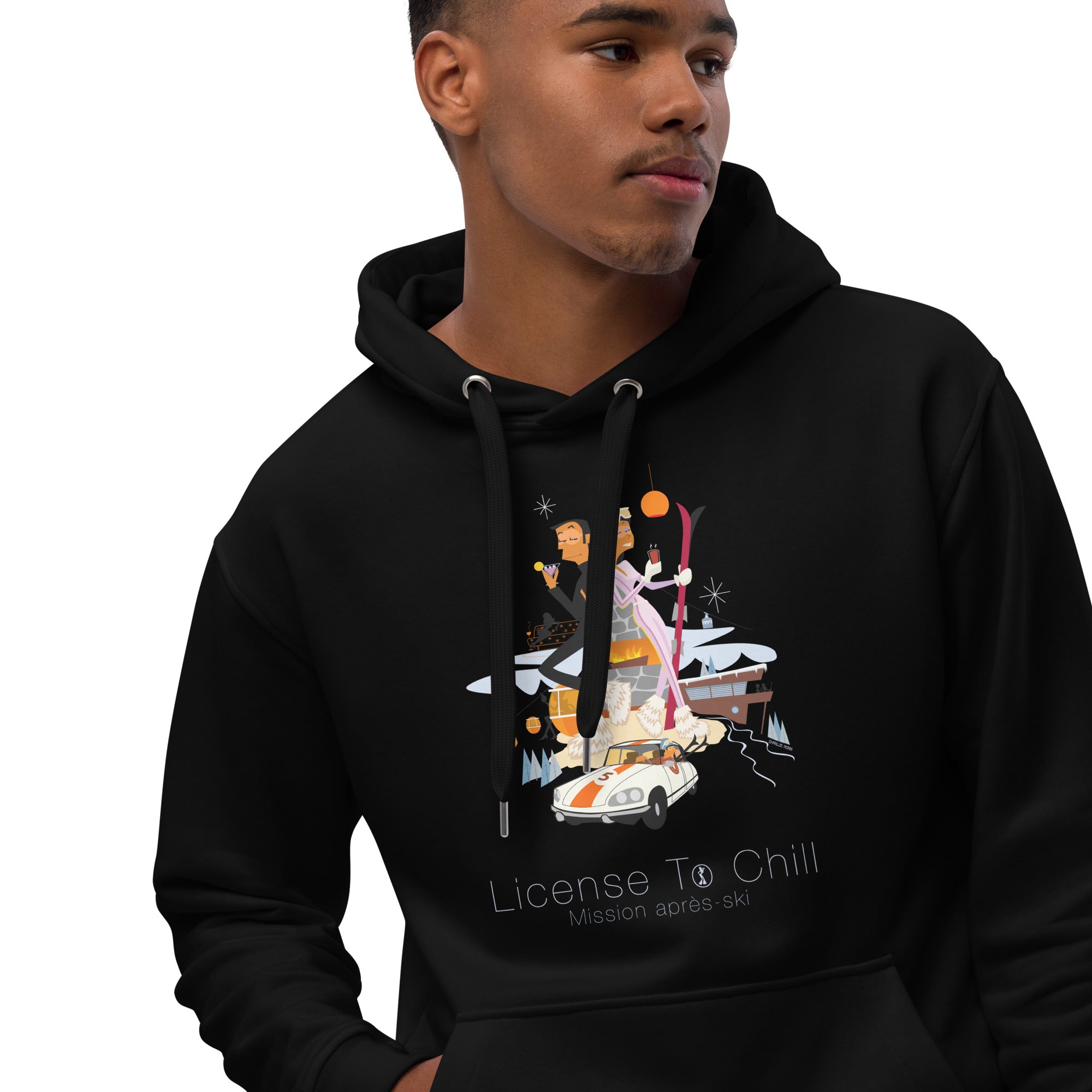 Premium eco hoodie License To Chill Mission Après-Ski