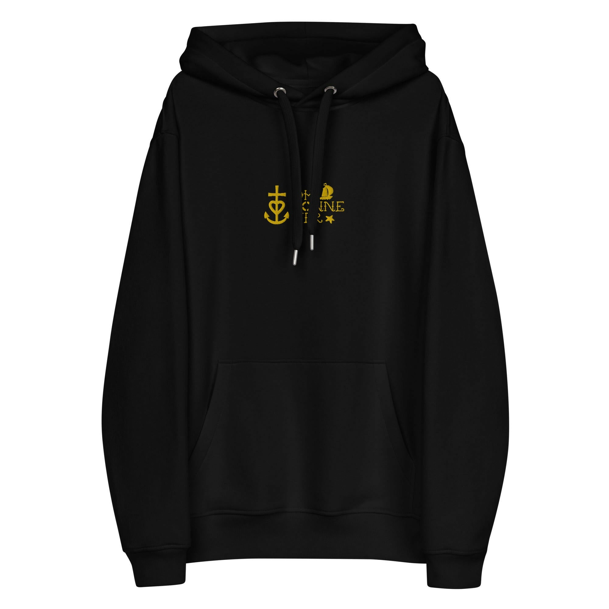 Premium eco hoodie Oh Bonne Mer 2 small embroided pattern on front