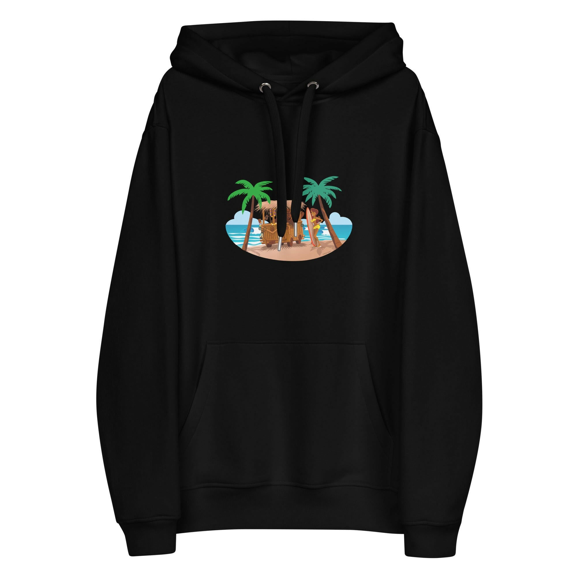 Premium eco hoodie Tiki Kombi (front & back)