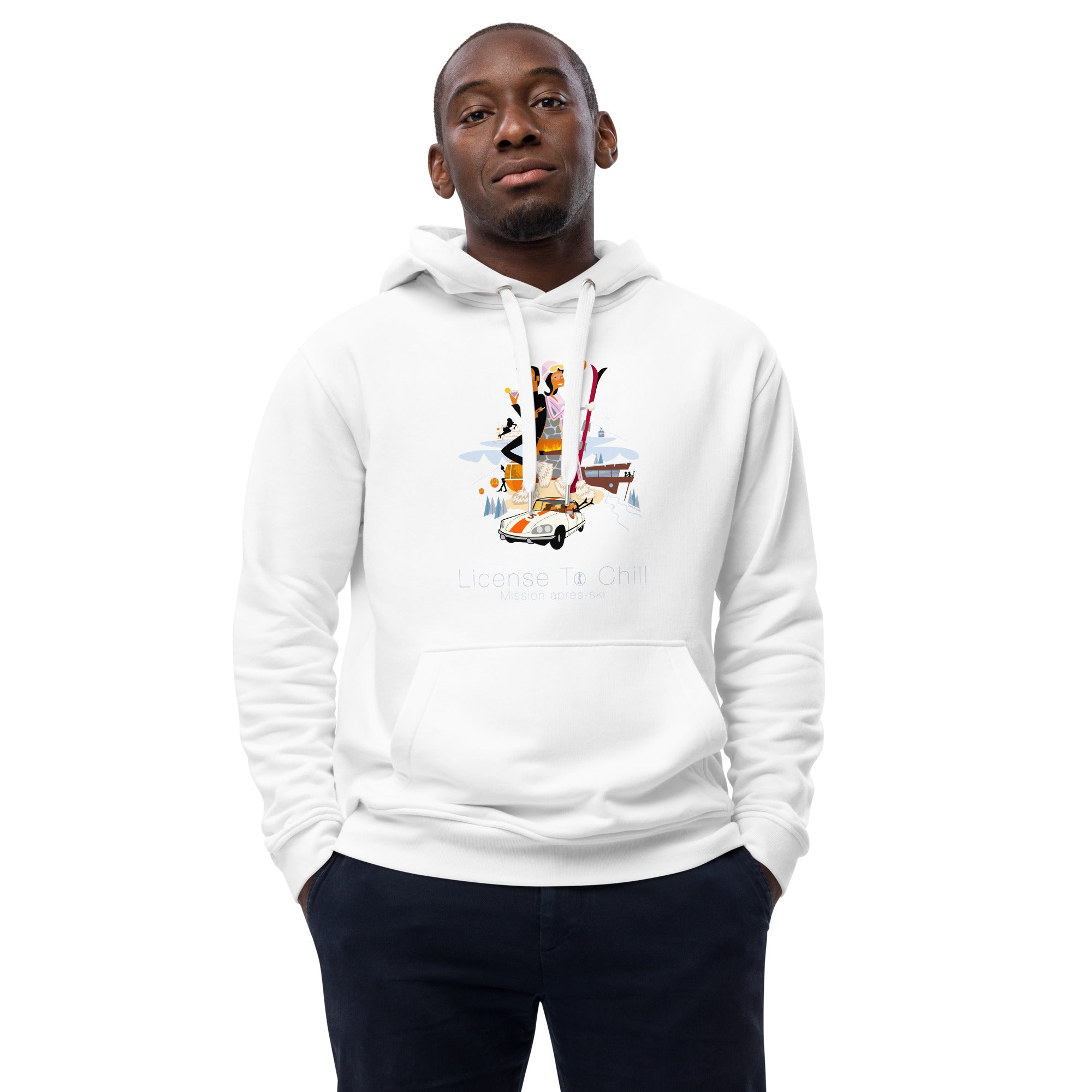 Premium eco hoodie License To Chill Mission Après-Ski