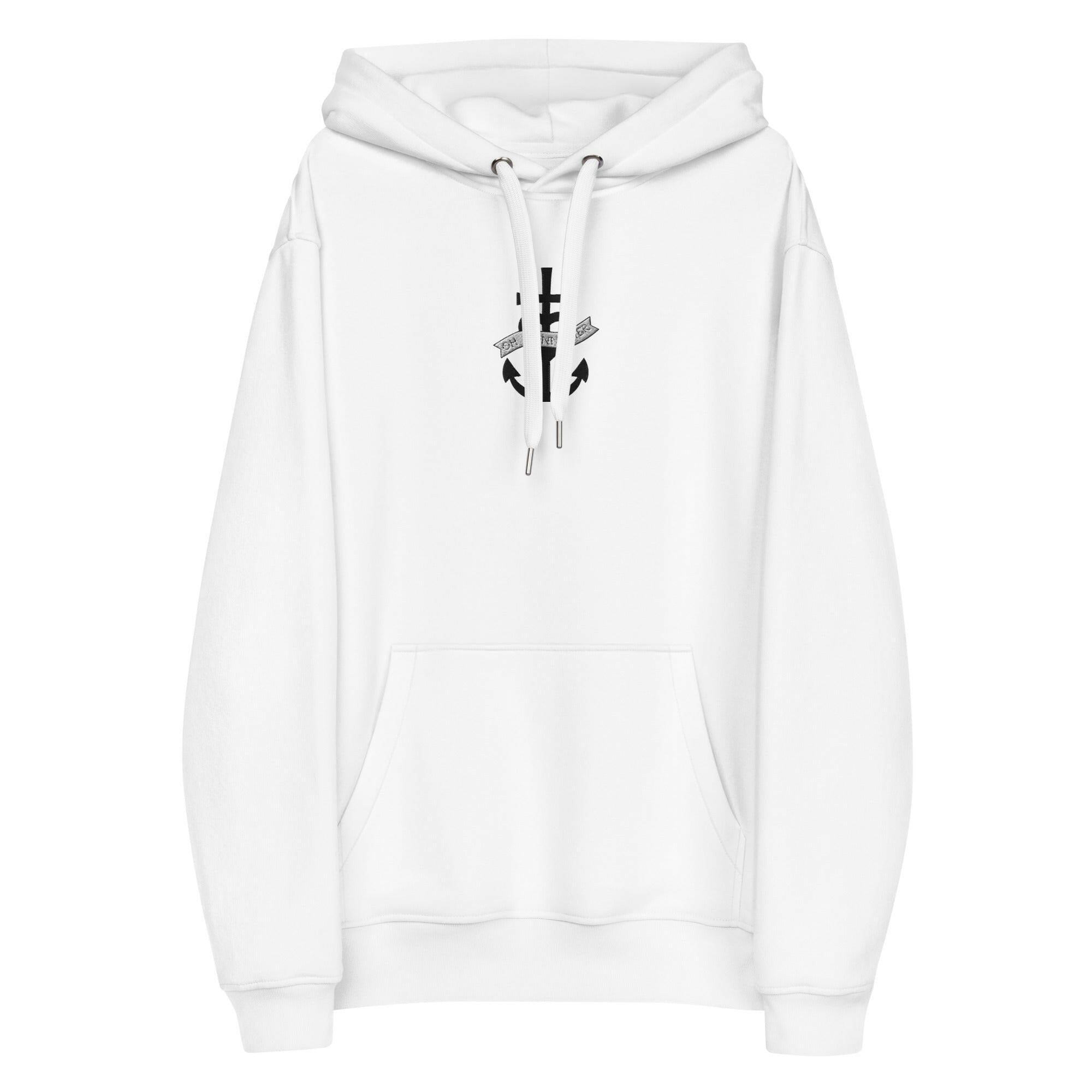 Premium eco hoodie Oh Bonne Mer 1 small embroided pattern on front