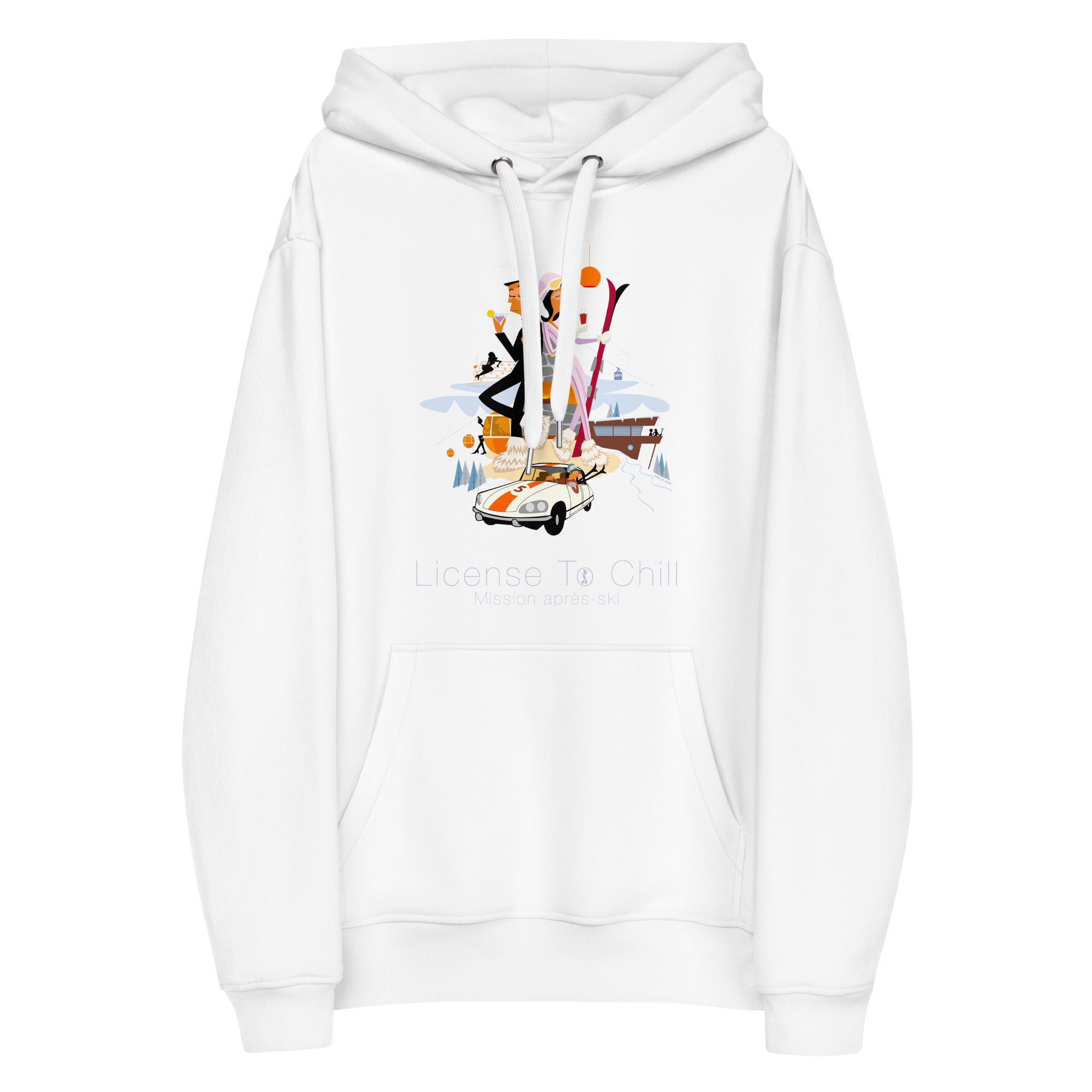 Premium eco hoodie License To Chill Mission Après-Ski