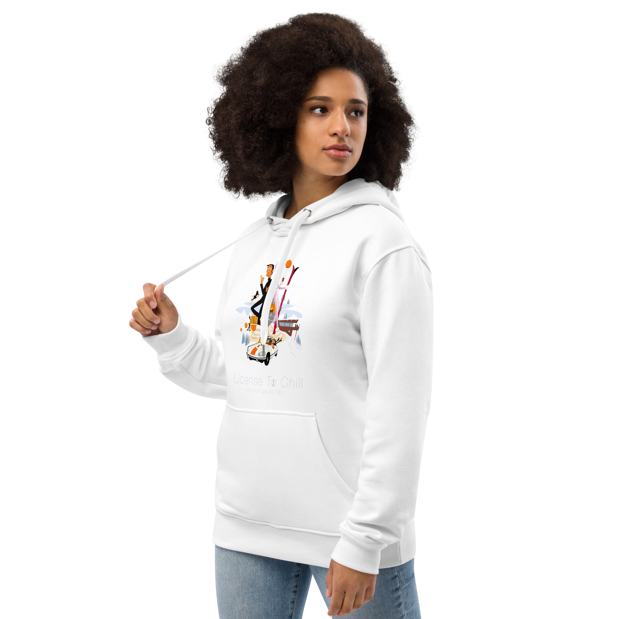 Premium eco hoodie License To Chill Mission Après-Ski