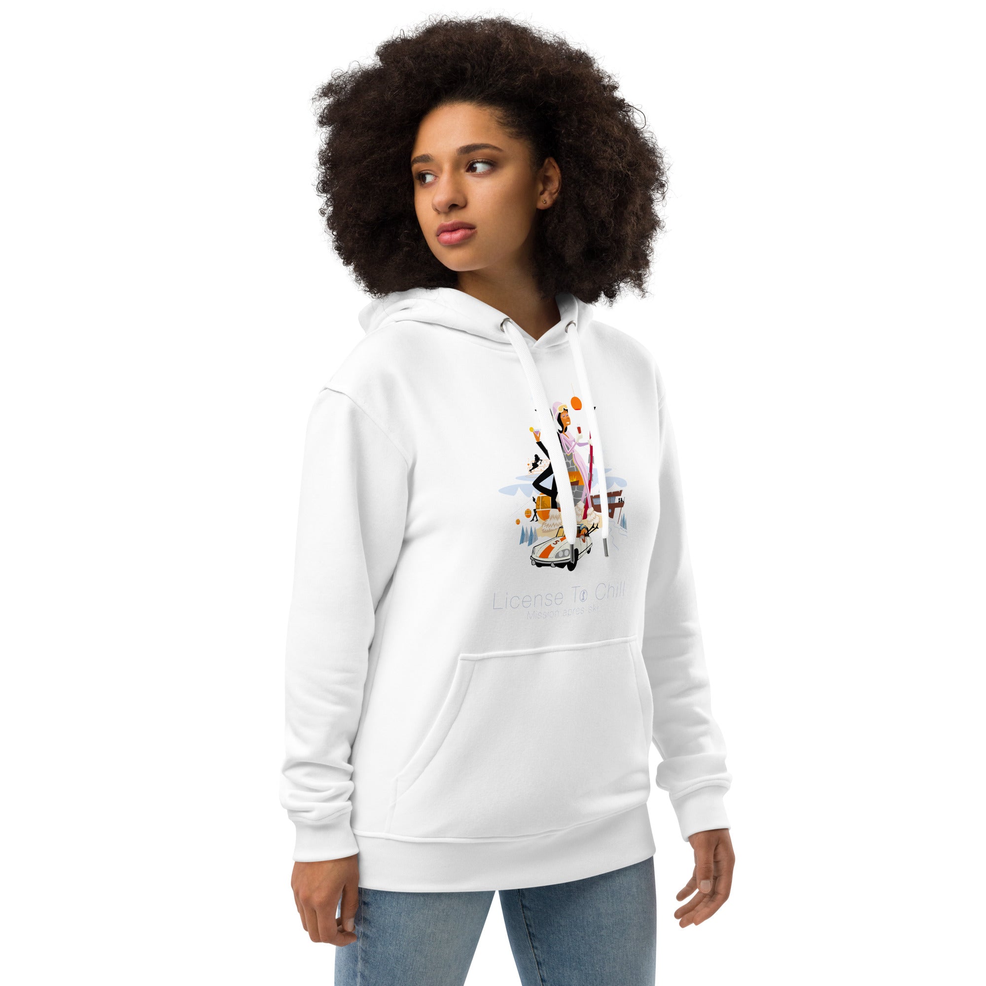 Premium eco hoodie License To Chill Mission Après-Ski