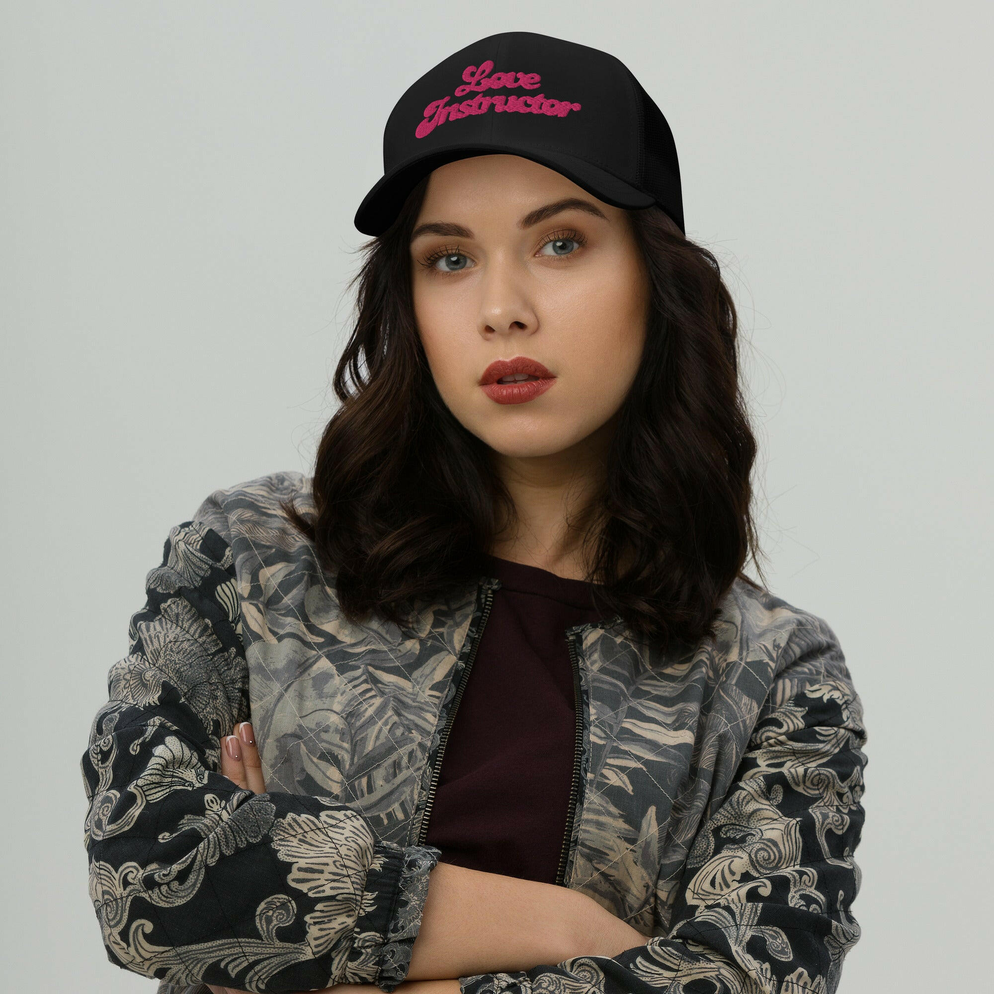 Casquette trucker rétro Love instructor