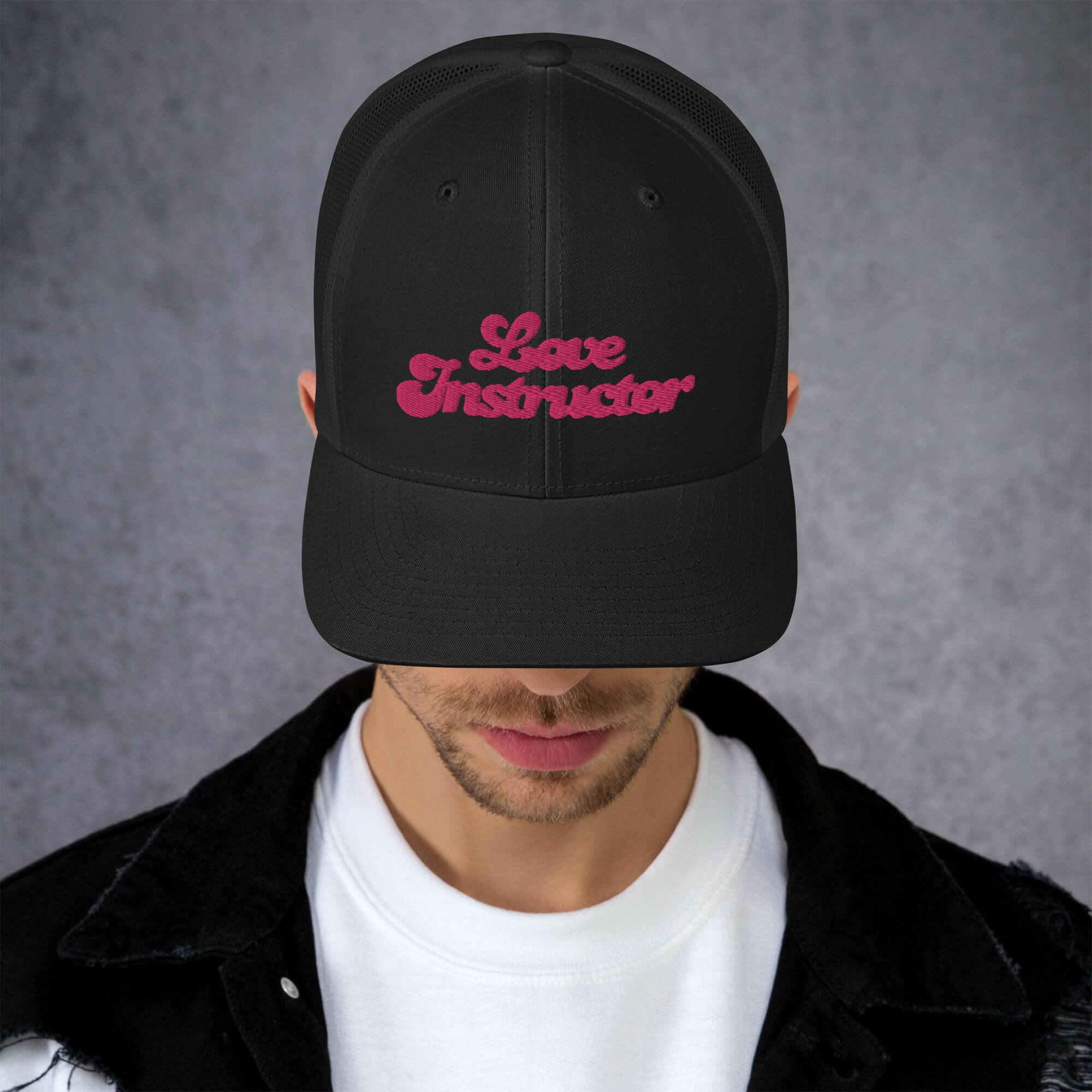 Retro Trucker Cap Love instructor