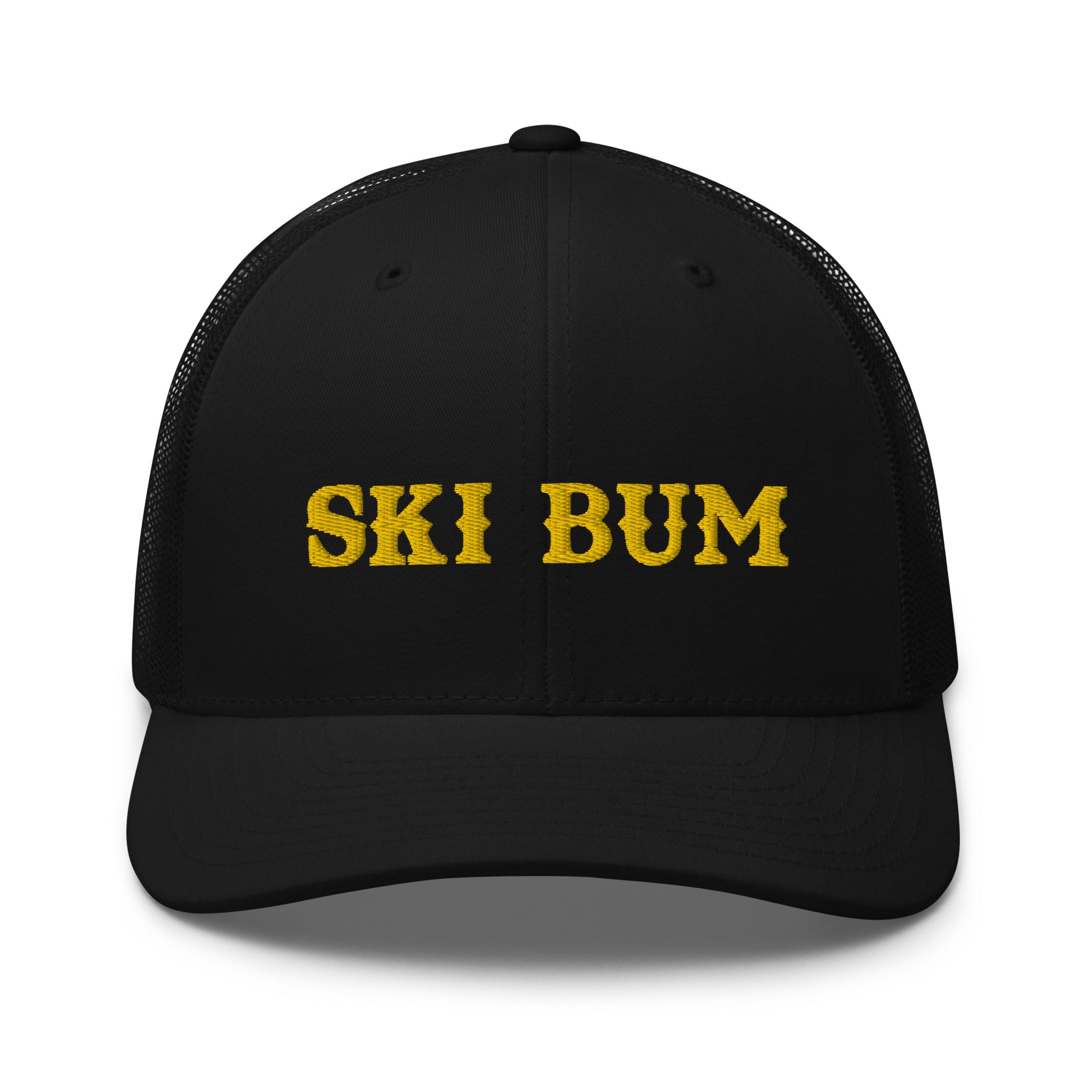 Casquette trucker rétro Ski Bum Gold