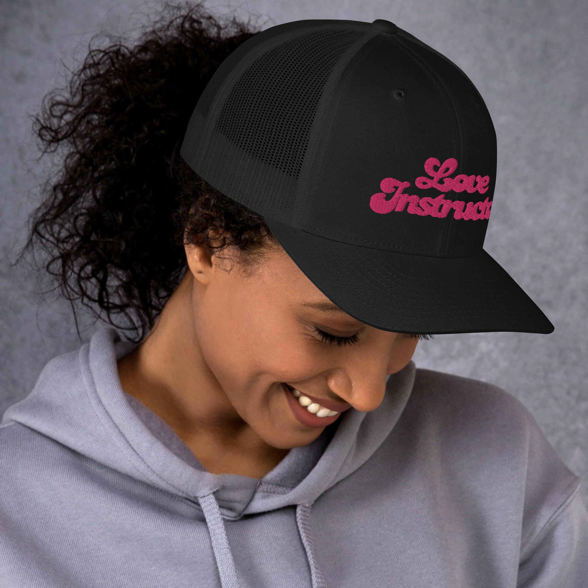 Casquette trucker rétro Love instructor