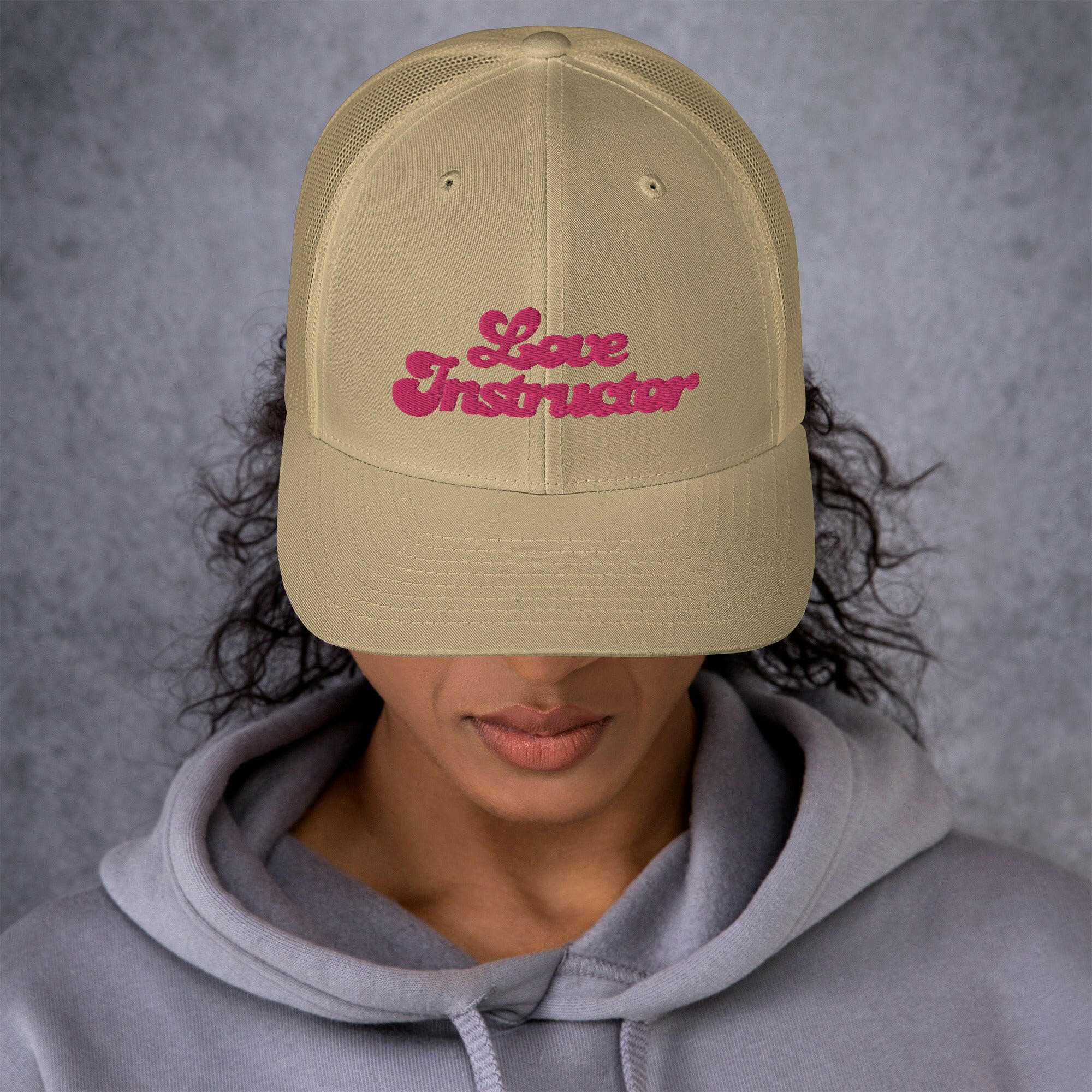 Retro Trucker Cap Love instructor