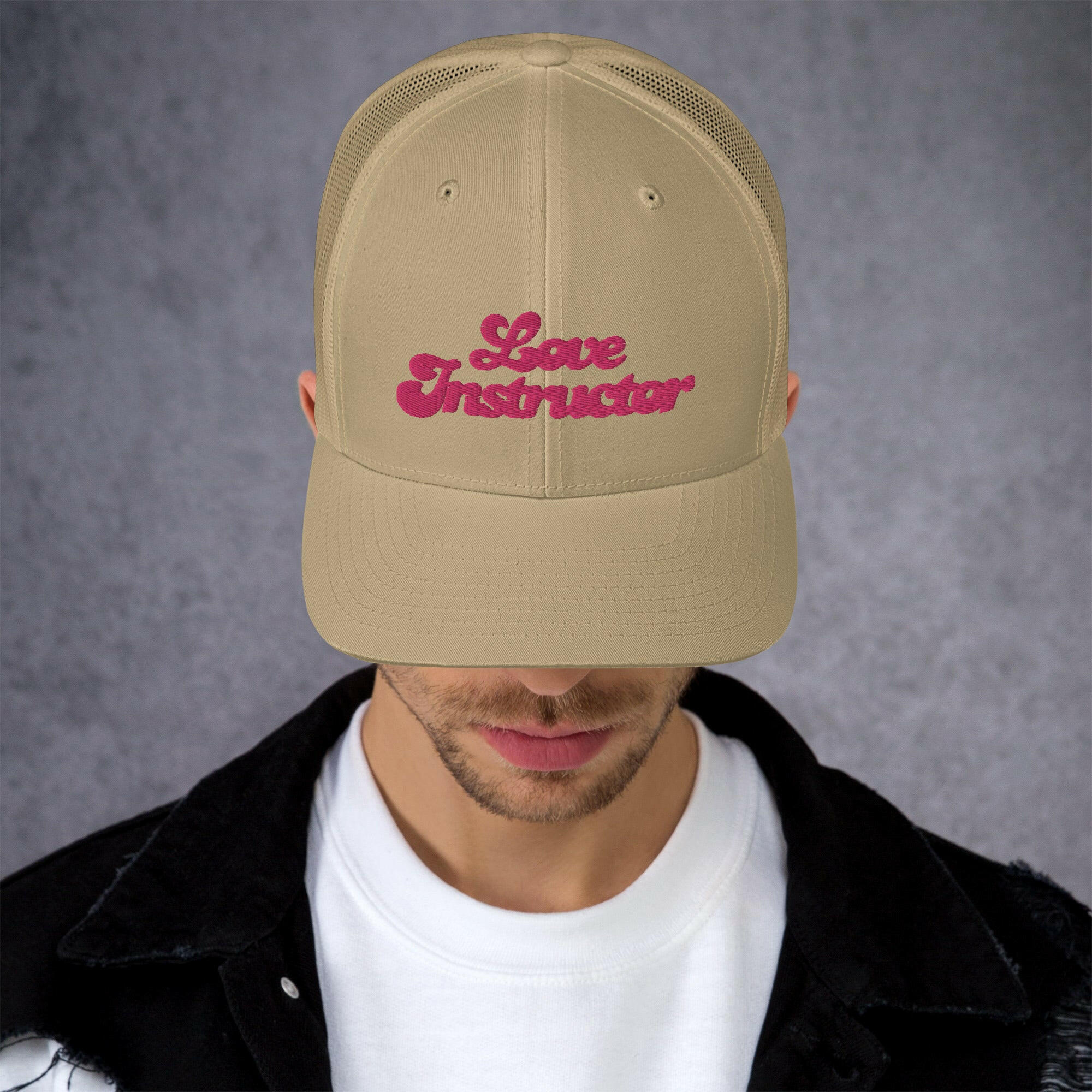 Retro Trucker Cap Love instructor