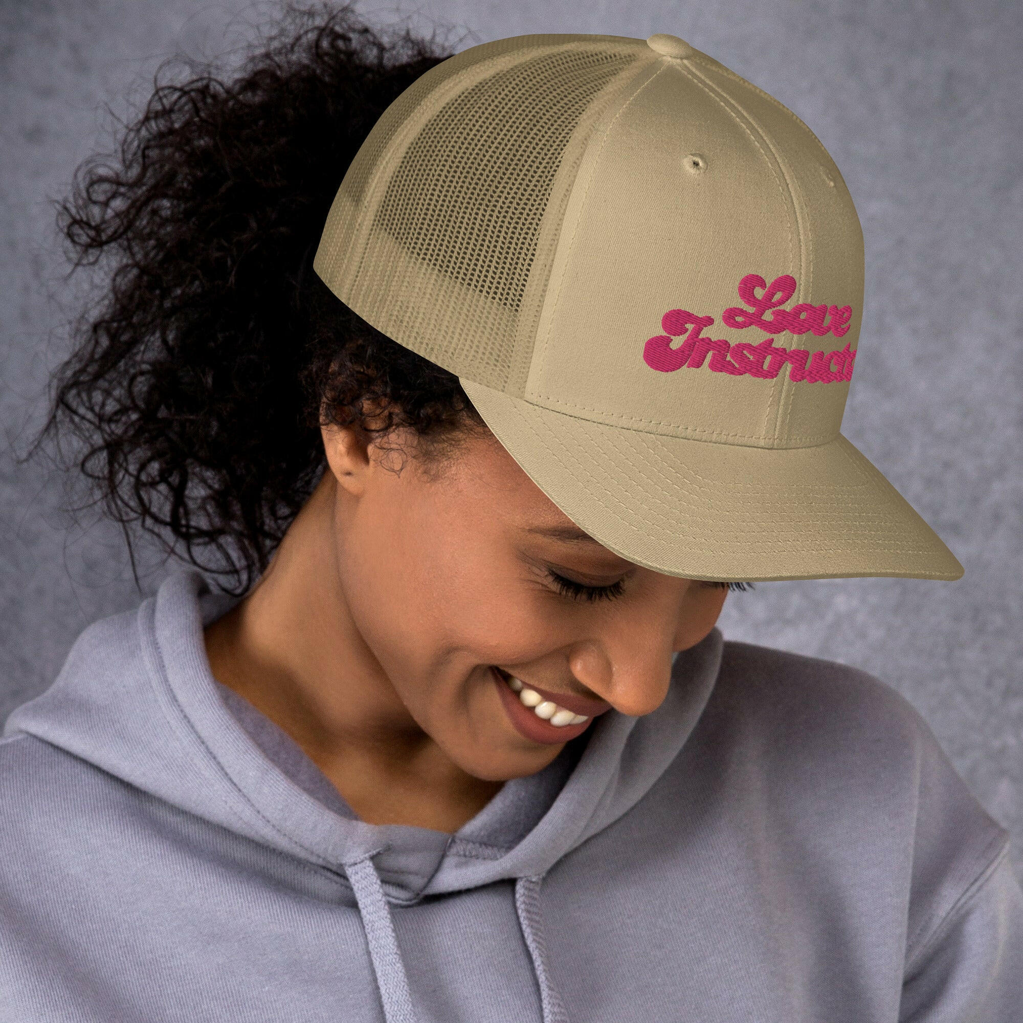 Casquette trucker rétro Love instructor