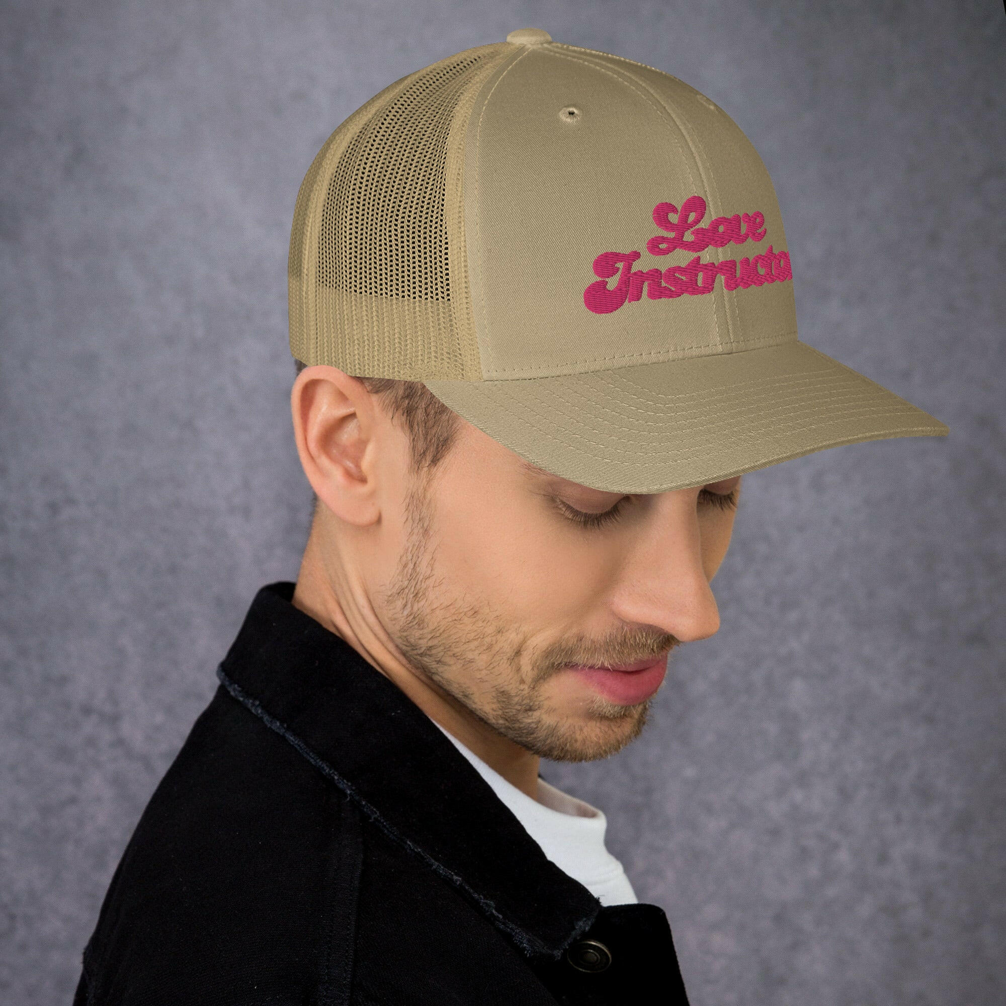 Casquette trucker rétro Love instructor