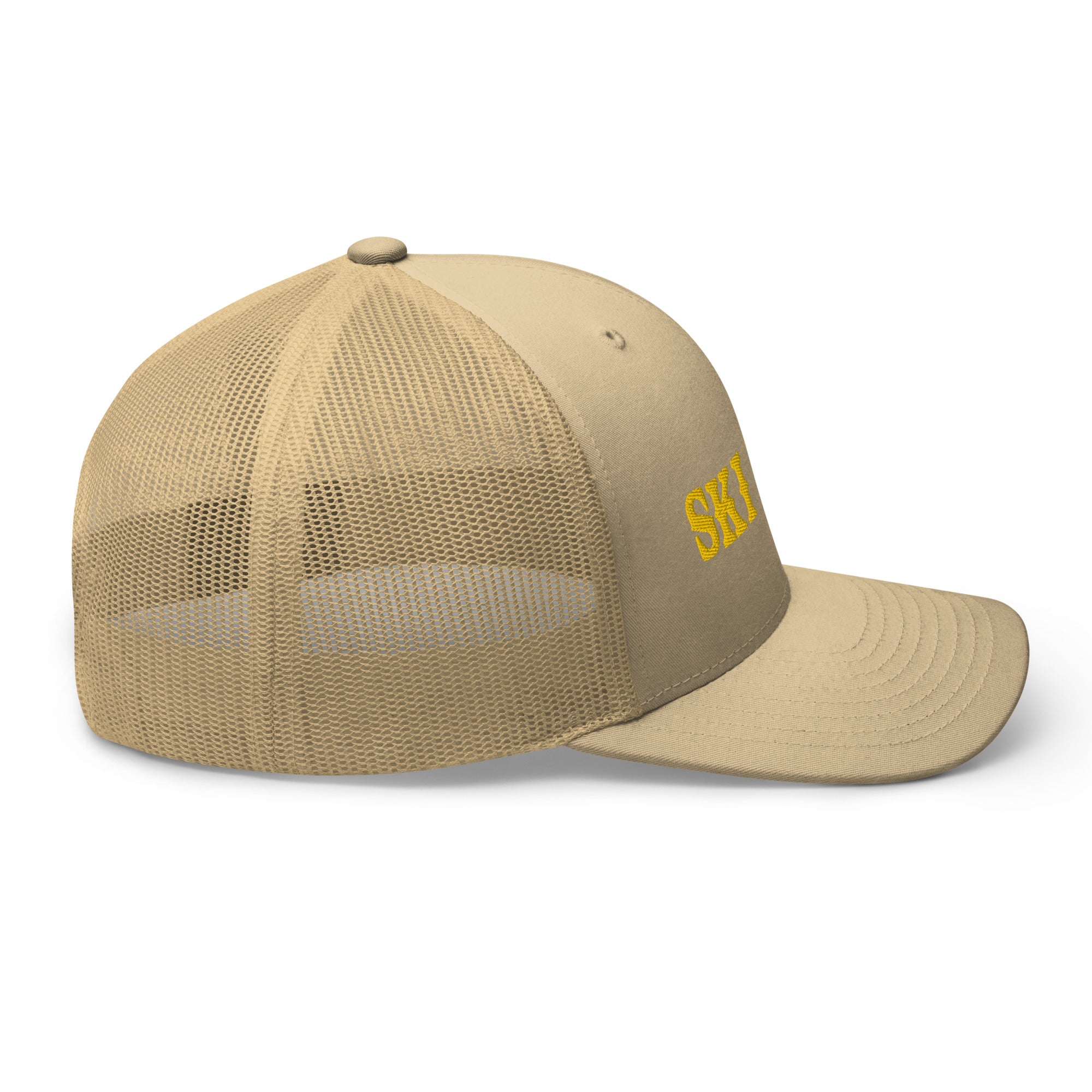 Casquette trucker rétro Ski Bum Gold