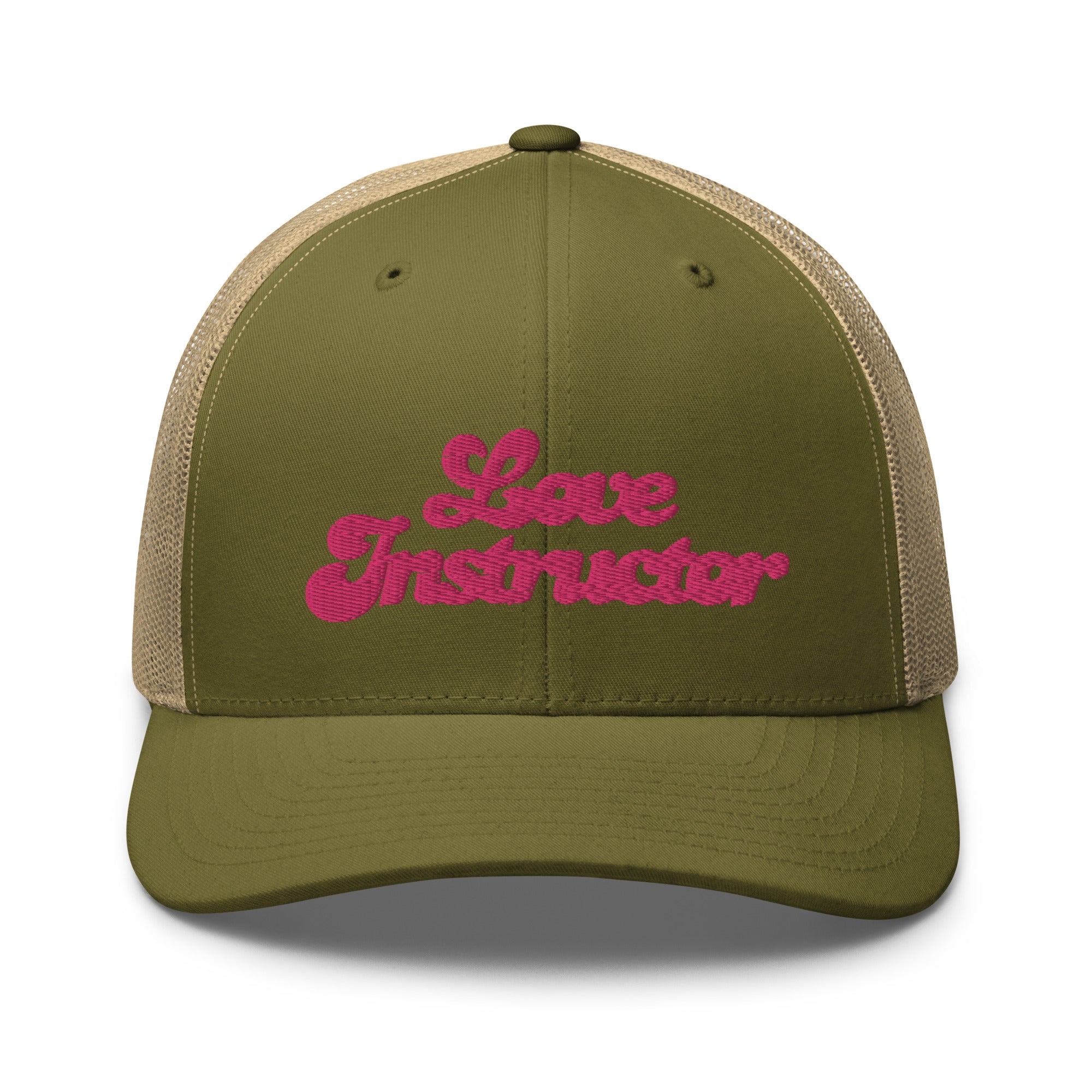 Two-Tone Retro Trucker Cap Love instructor