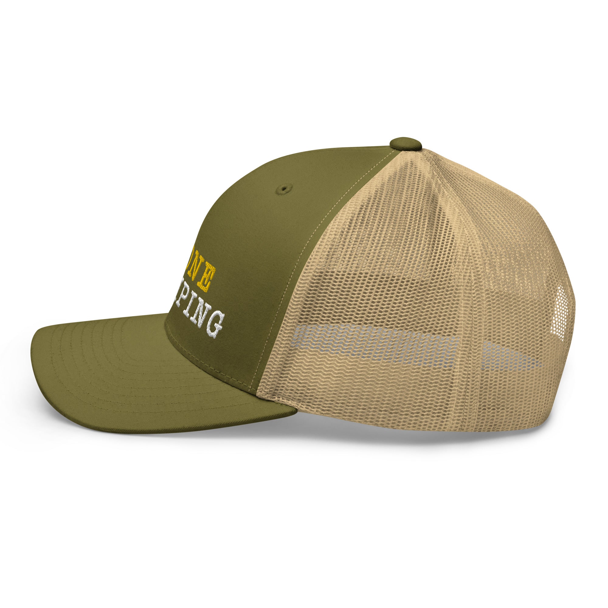 Casquette trucker rétro bicolore Gone Camping