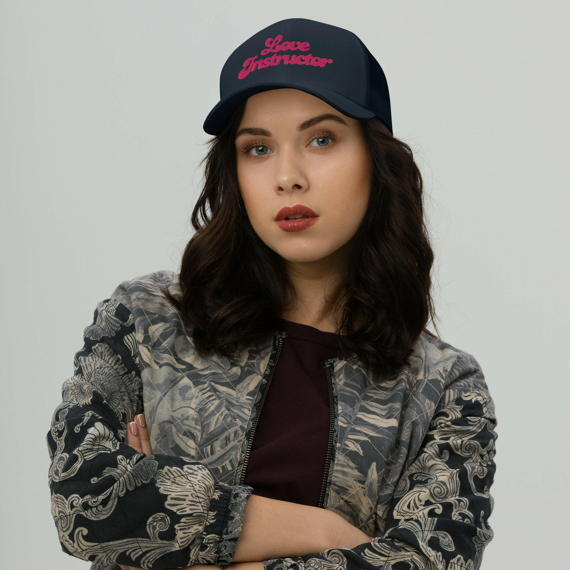 Casquette trucker rétro Love instructor