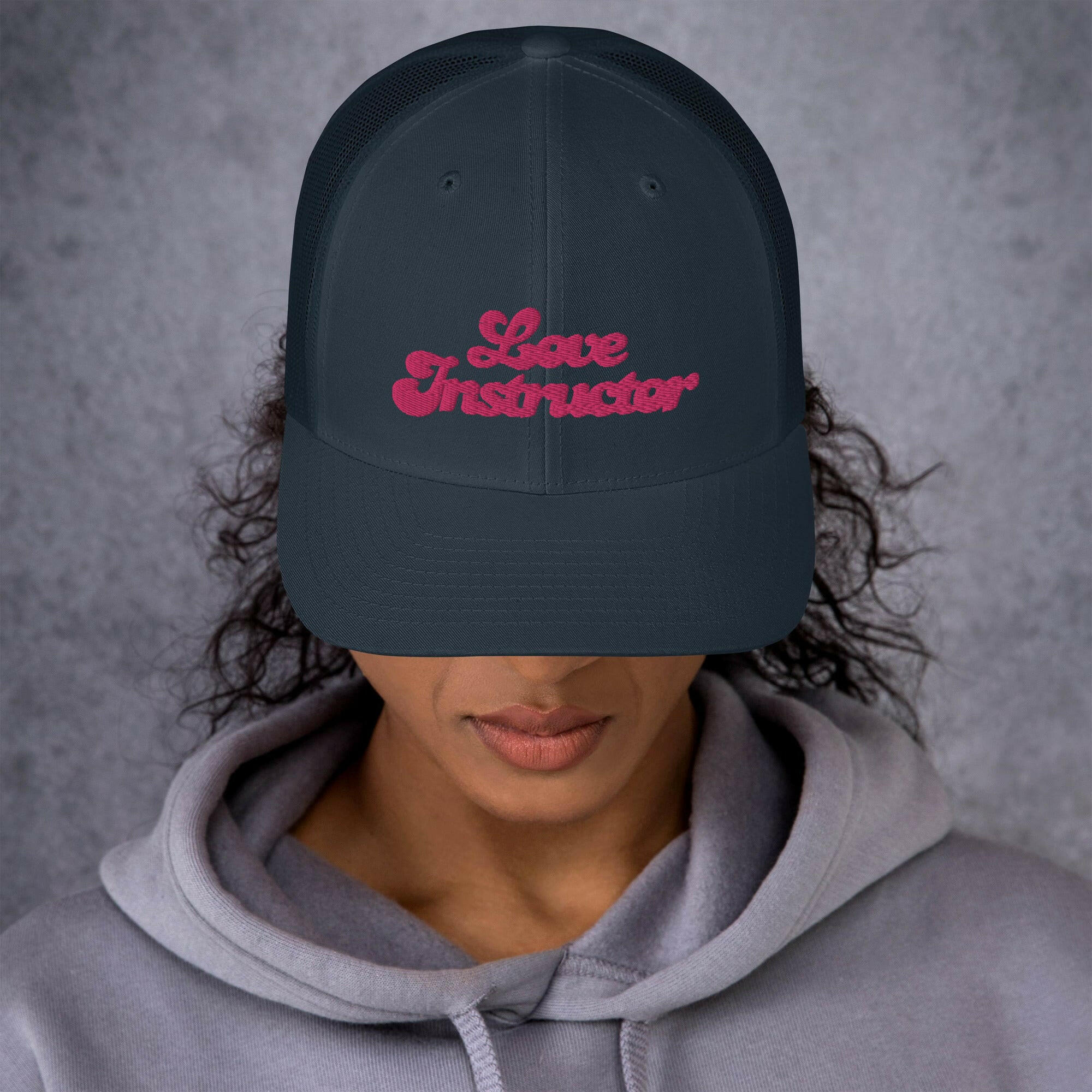 Retro Trucker Cap Love instructor