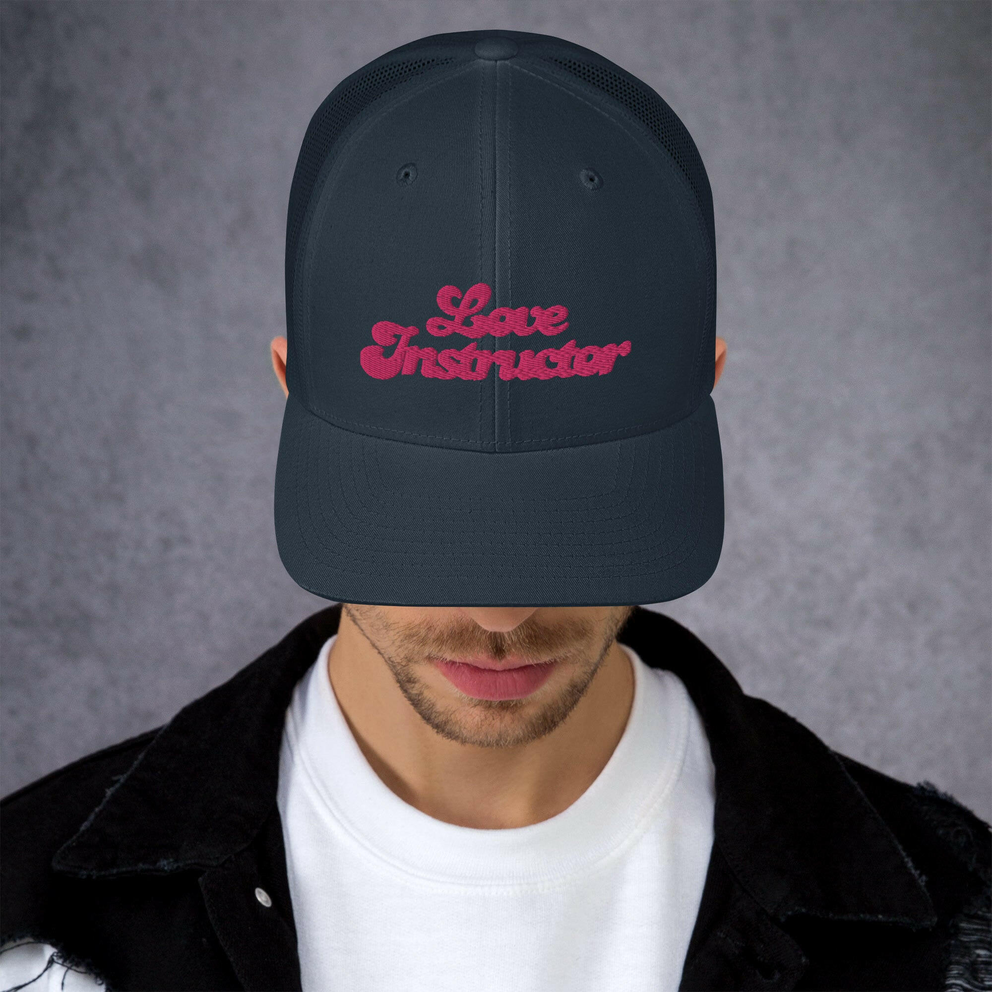 Casquette trucker rétro Love instructor