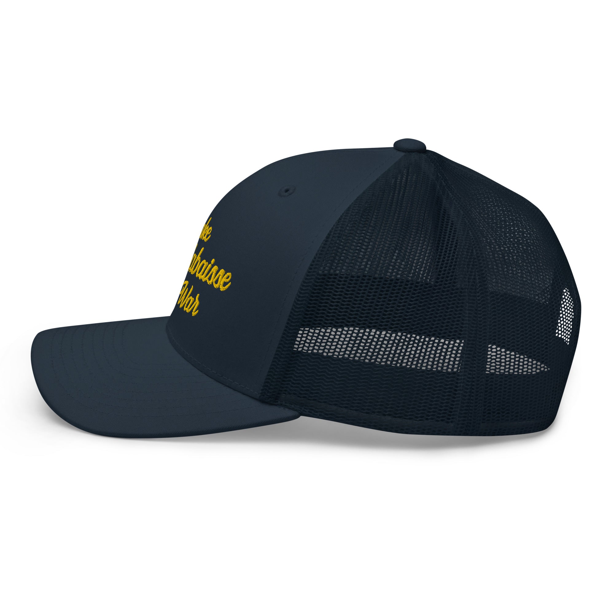 Casquette trucker rétro Make Bouillabaisse Not War