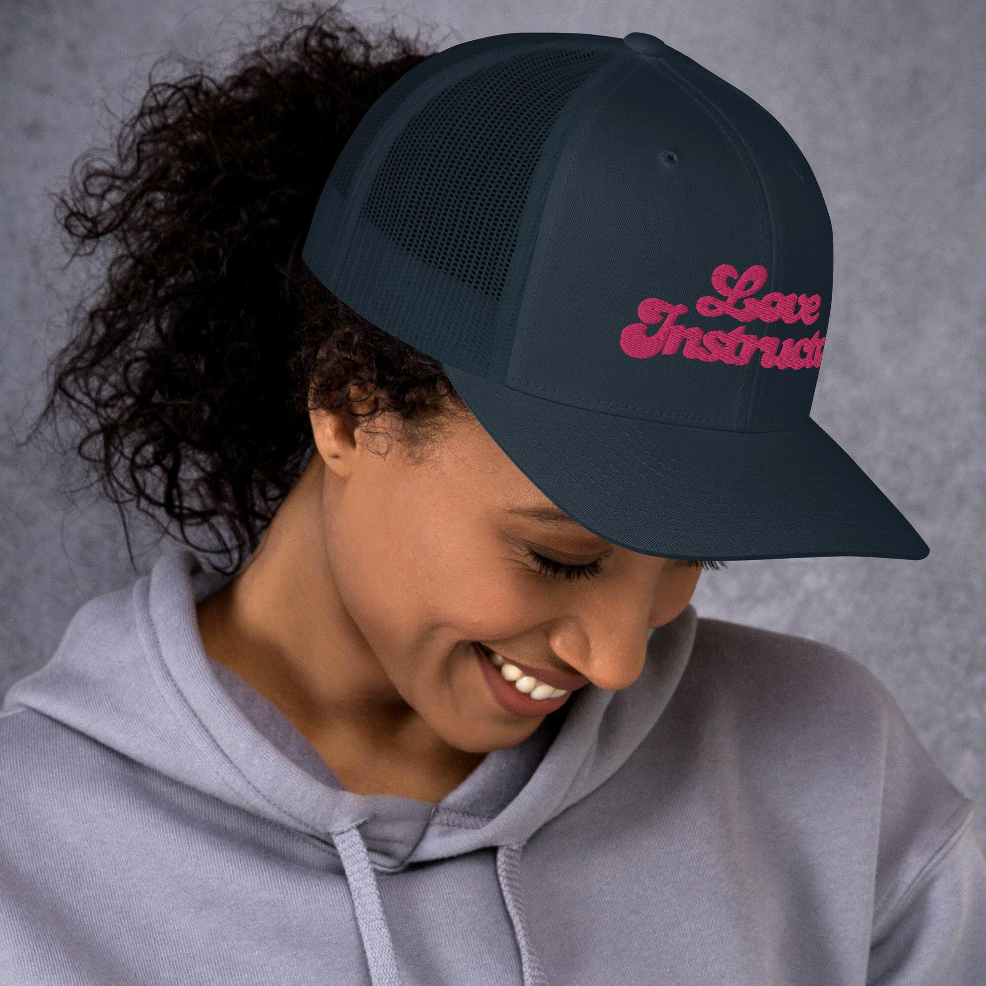 Casquette trucker rétro Love instructor