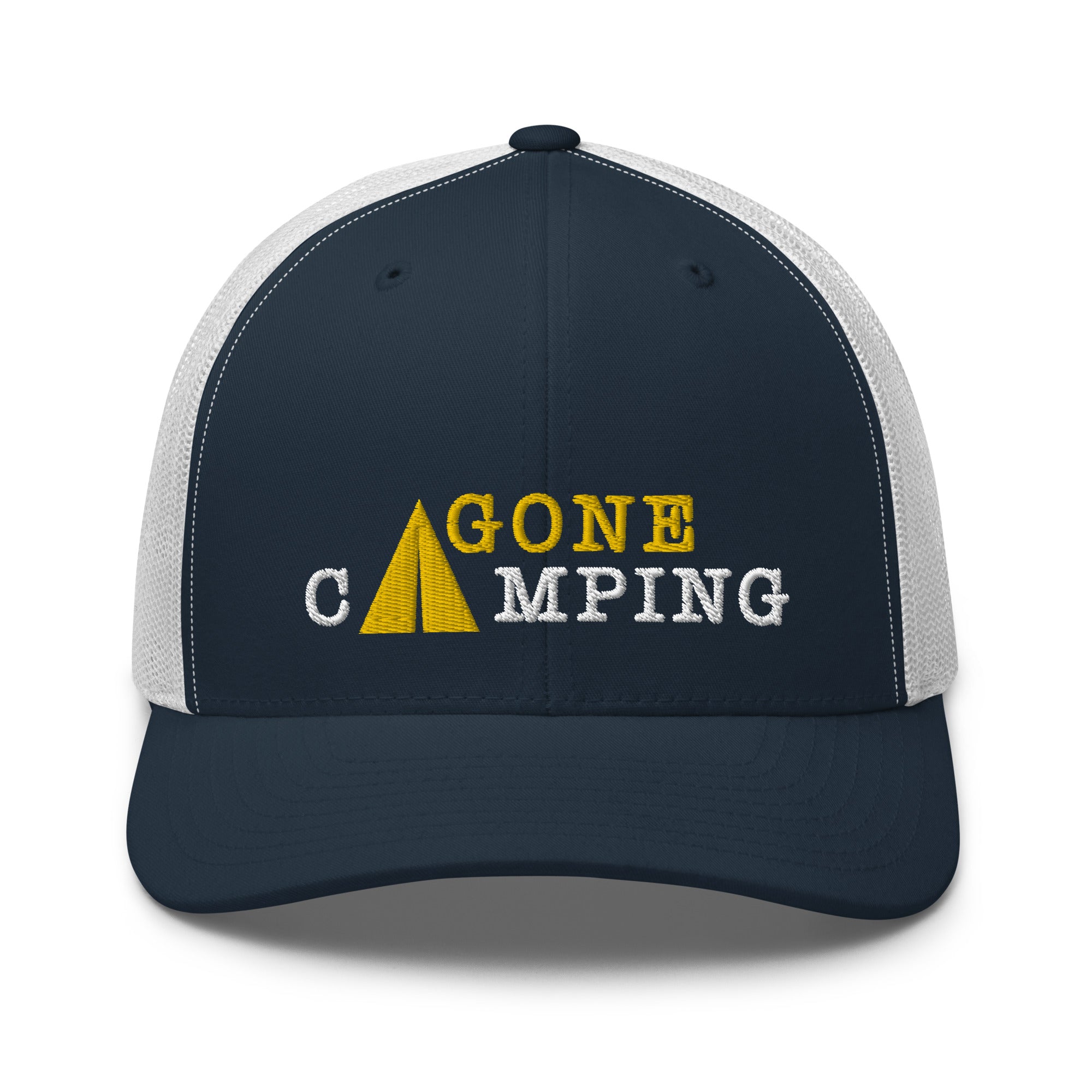 Casquette trucker rétro bicolore Gone Camping