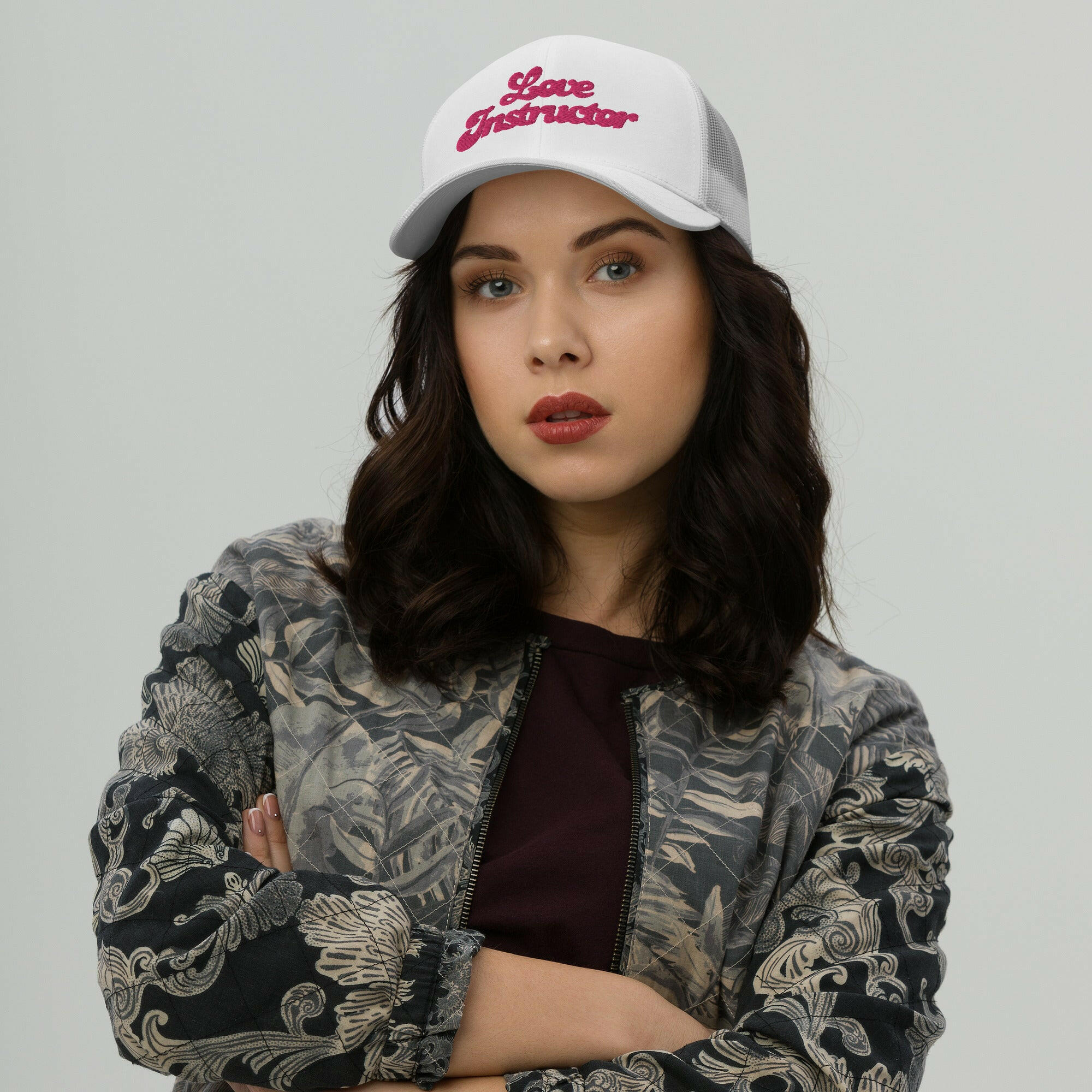 Retro Trucker Cap Love instructor