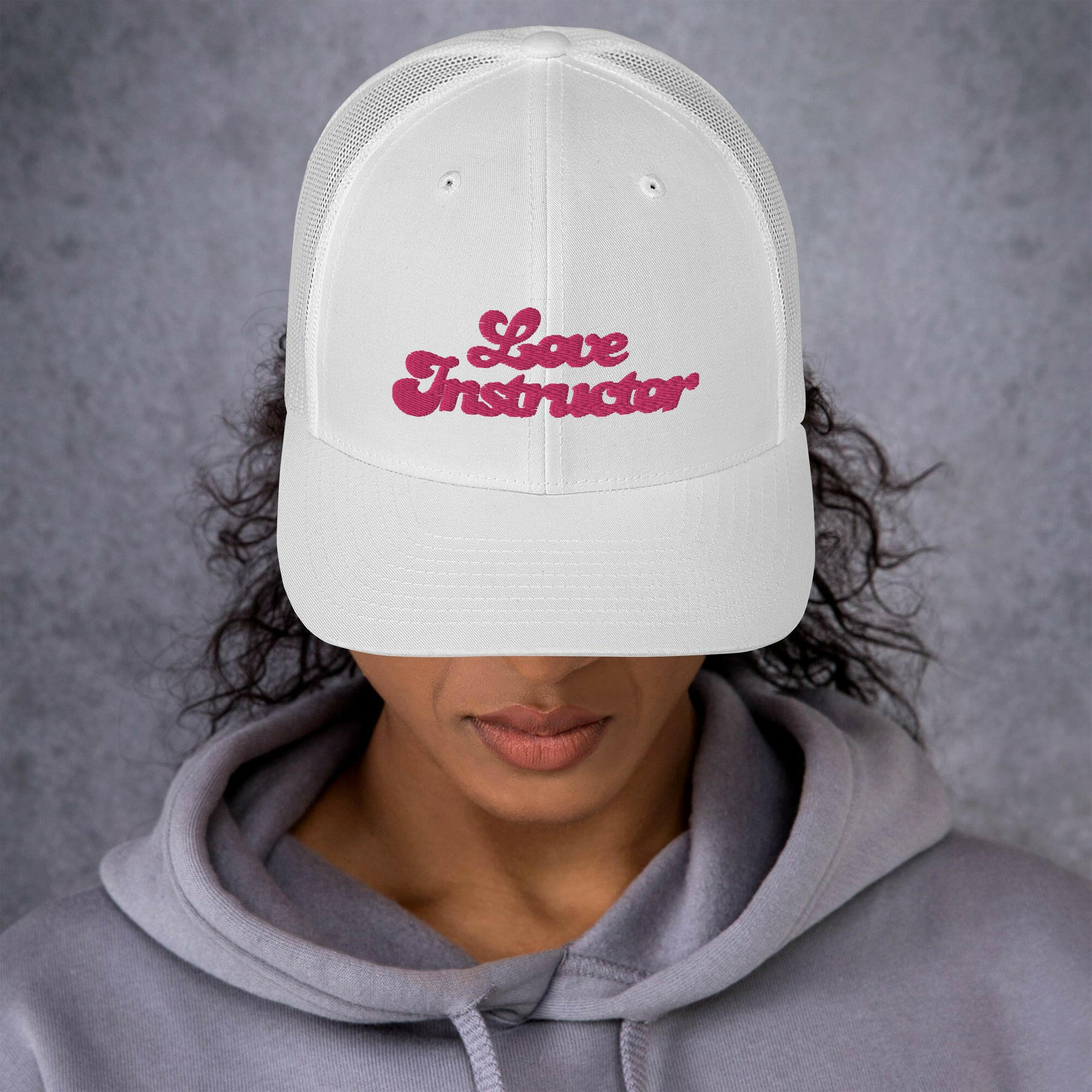 Retro Trucker Cap Love instructor