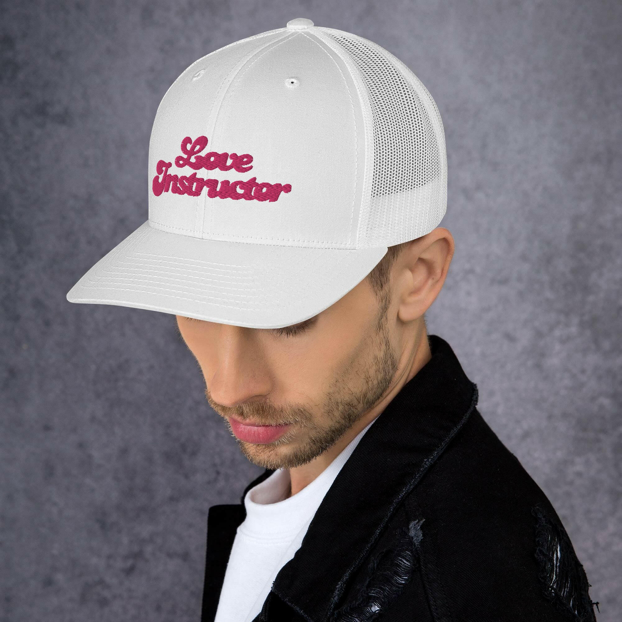 Retro Trucker Cap Love instructor