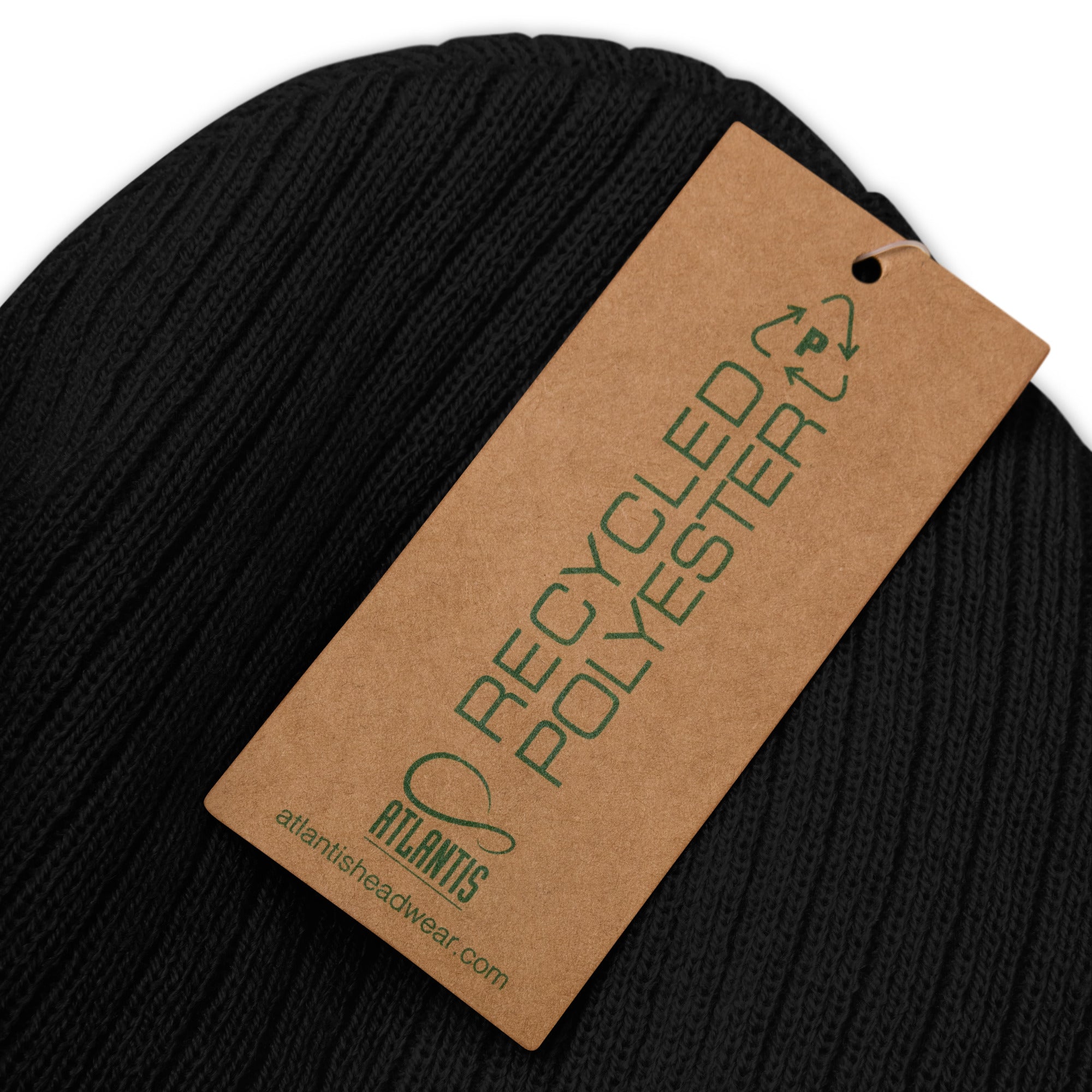 Eco ribbed knit beanie Ski Bum Gold