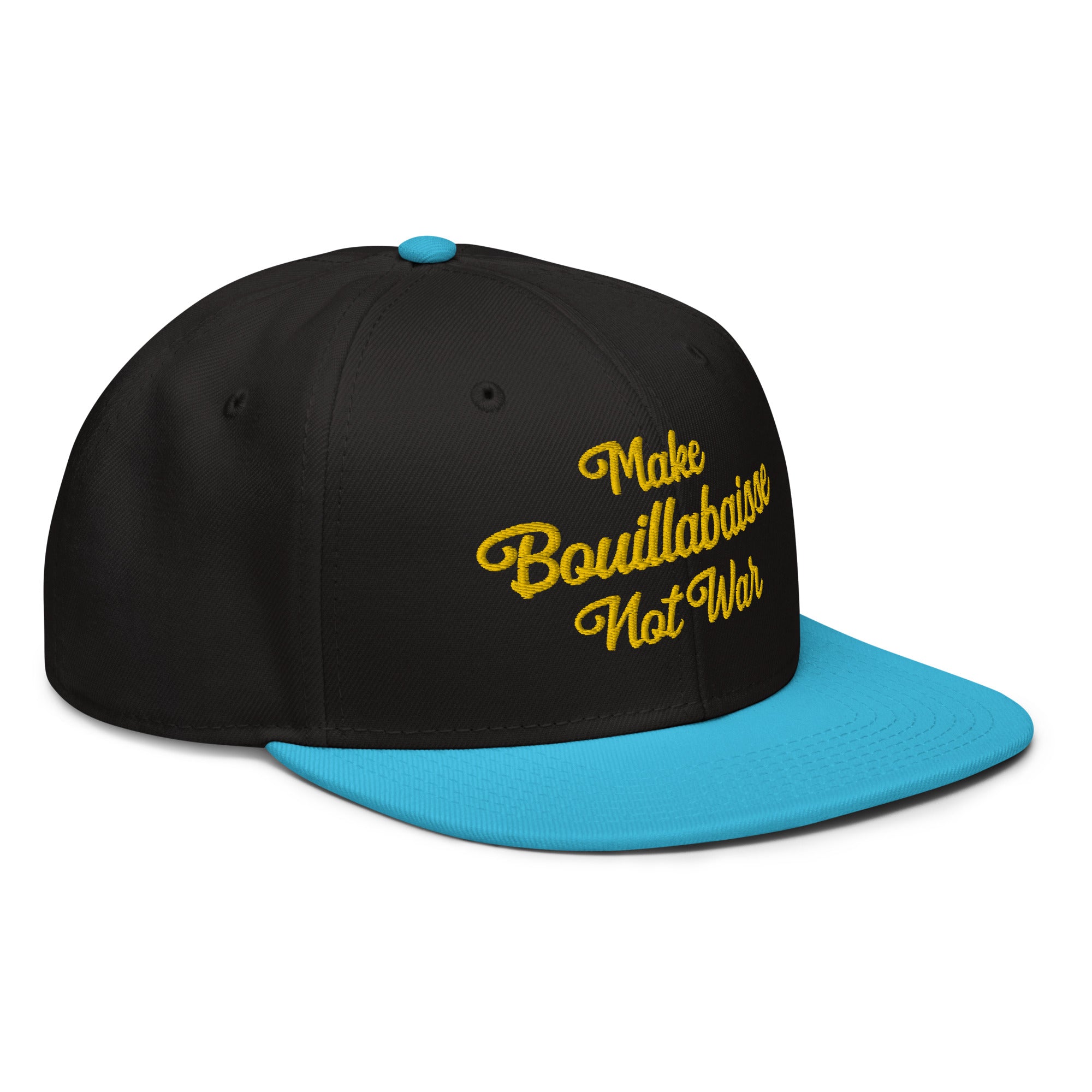 Two-Tone Snapback Otto Cap Make Bouillabaisse Not War