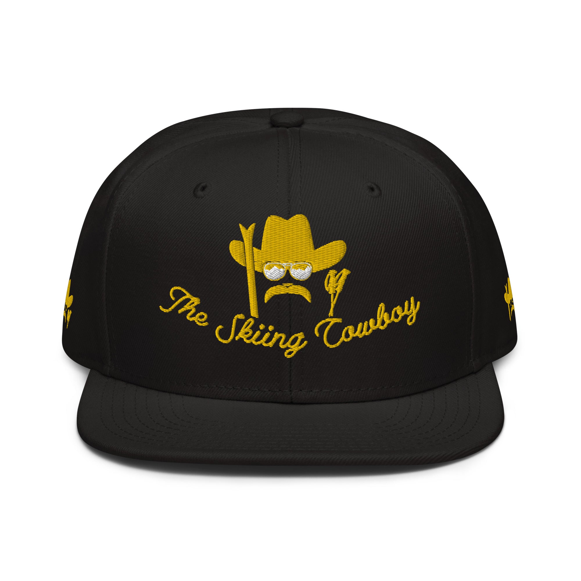 Snapback Otto Cap The Skiing Cowboy (3 sides)