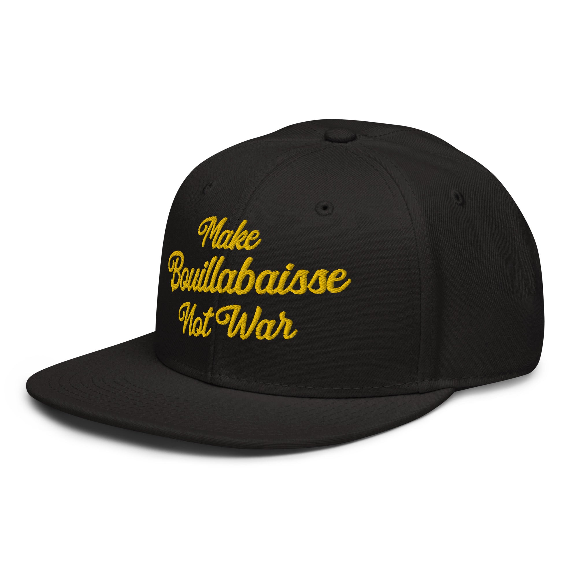 Snapback Otto Cap Make Bouillabaisse Not War