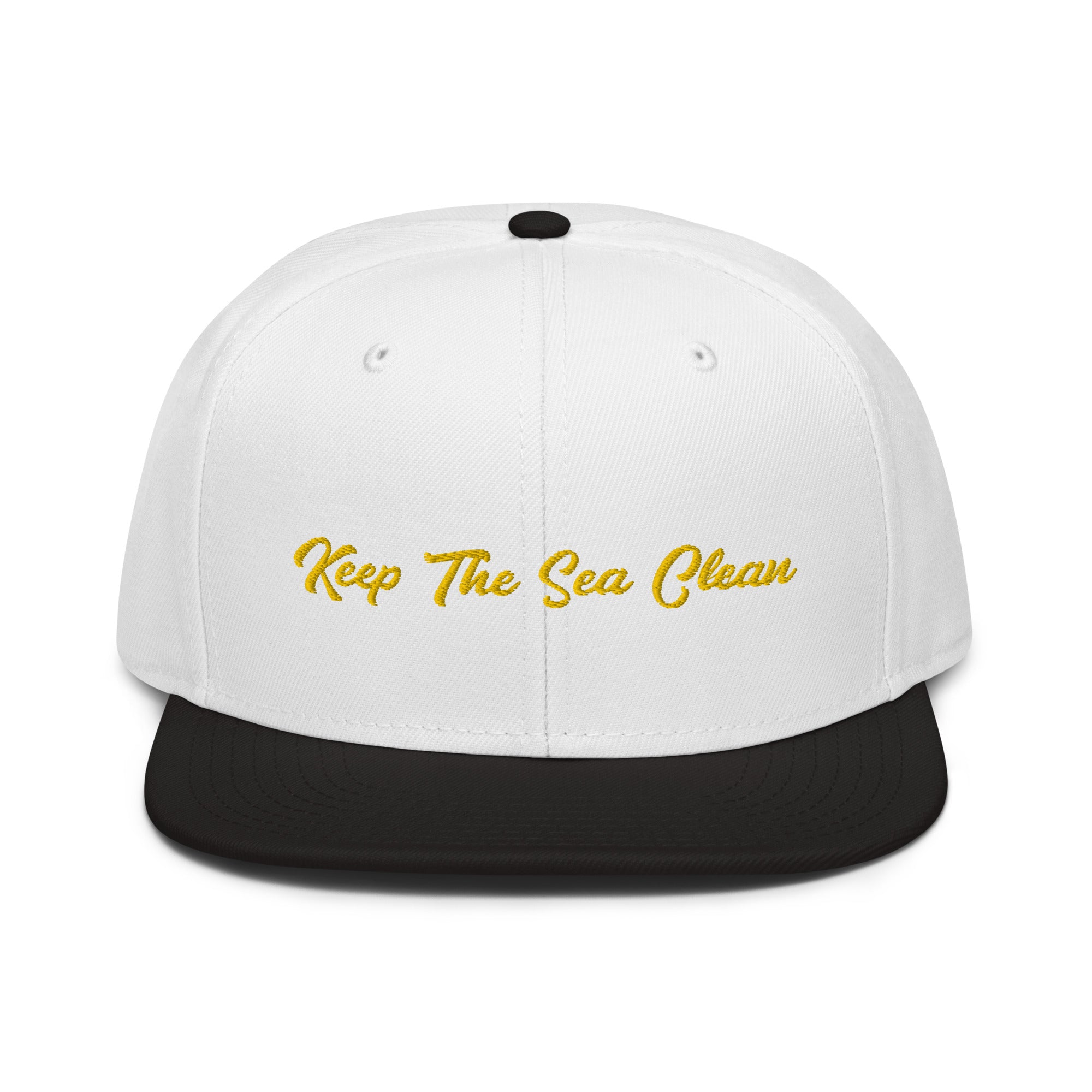 Casquette Snapback Otto Cap bicolore Keep The Sea Clean