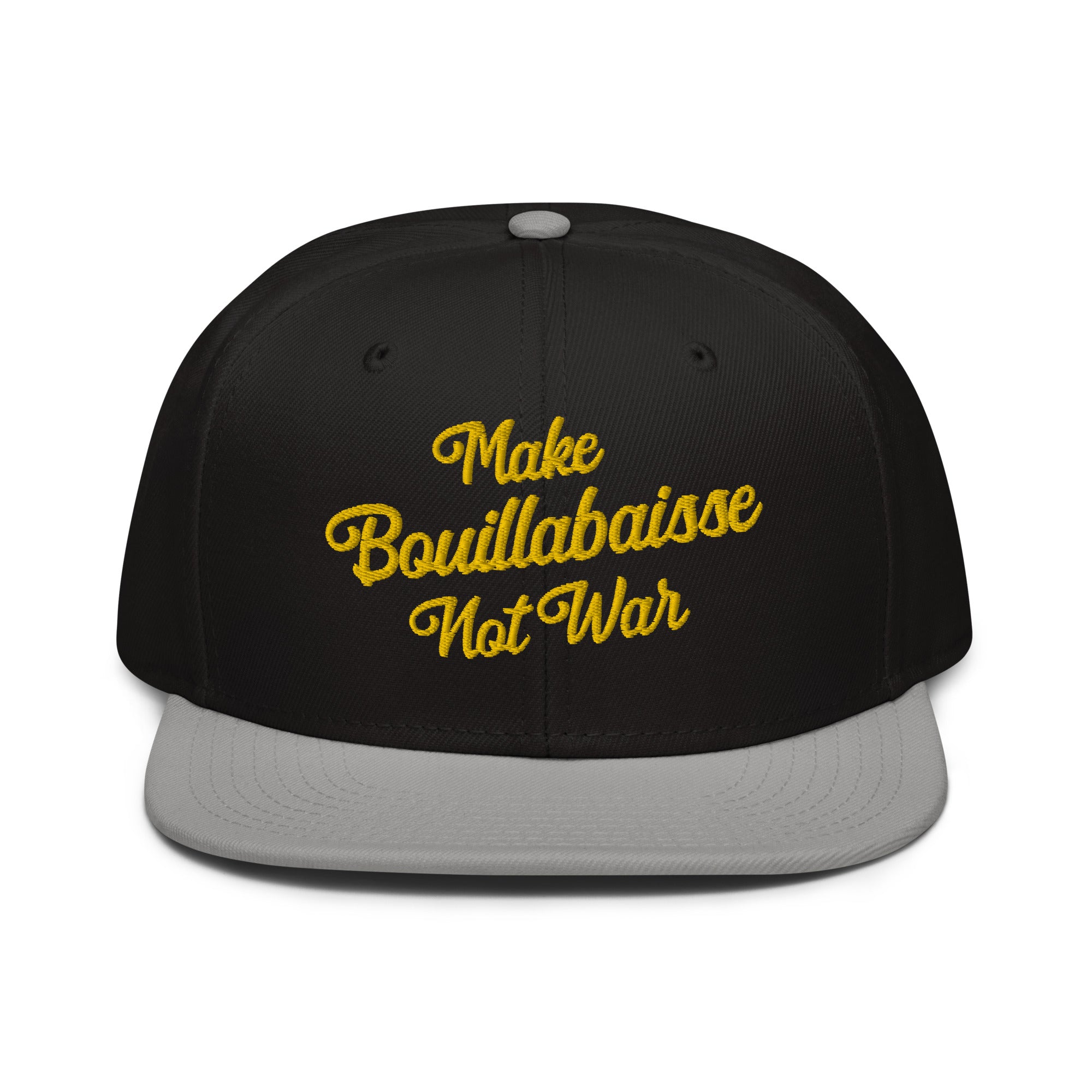 Two-Tone Snapback Otto Cap Make Bouillabaisse Not War