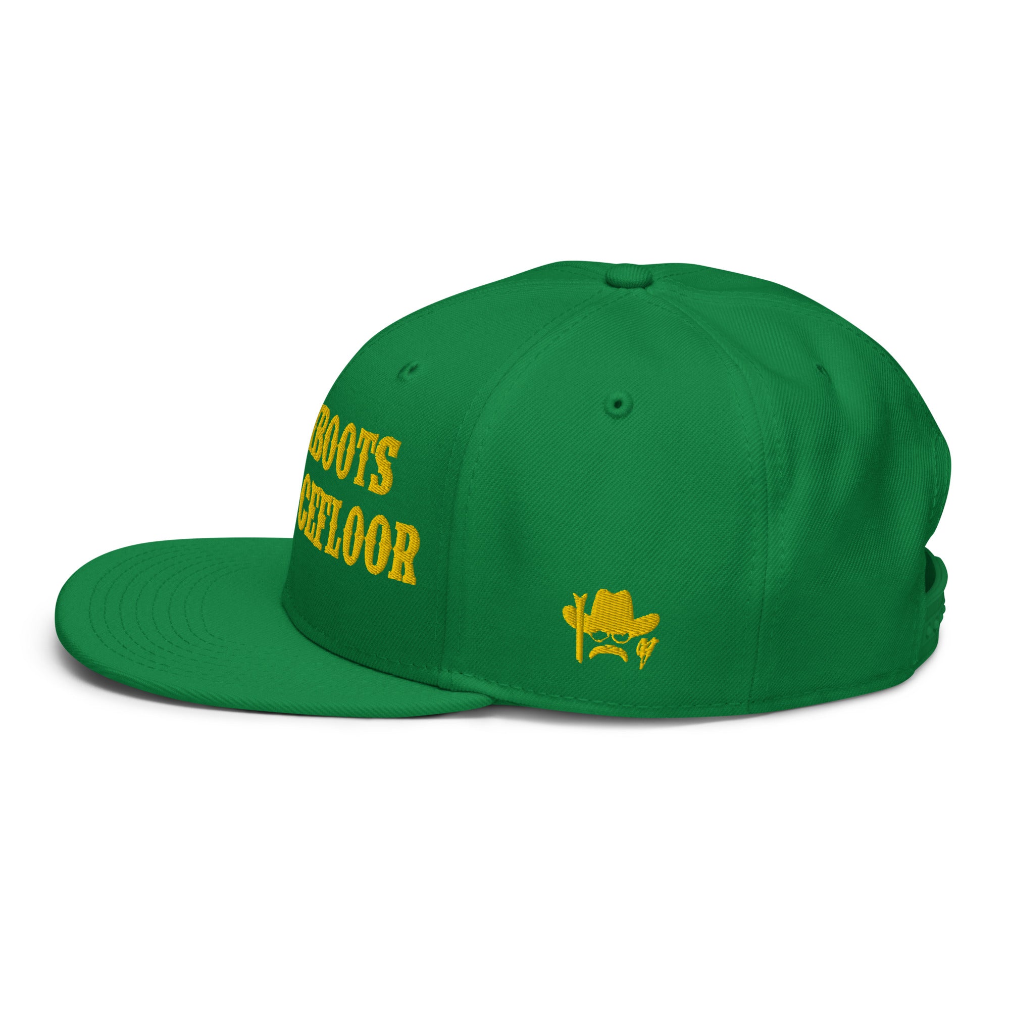 Snapback Otto Cap No Skiboots on Dancefloor Gold (3 sides)