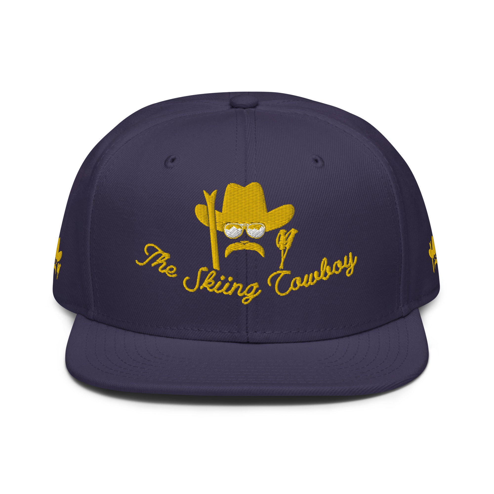 Casquette Snapback Otto Cap The Skiing Cowboy brodé sur 3 côtés