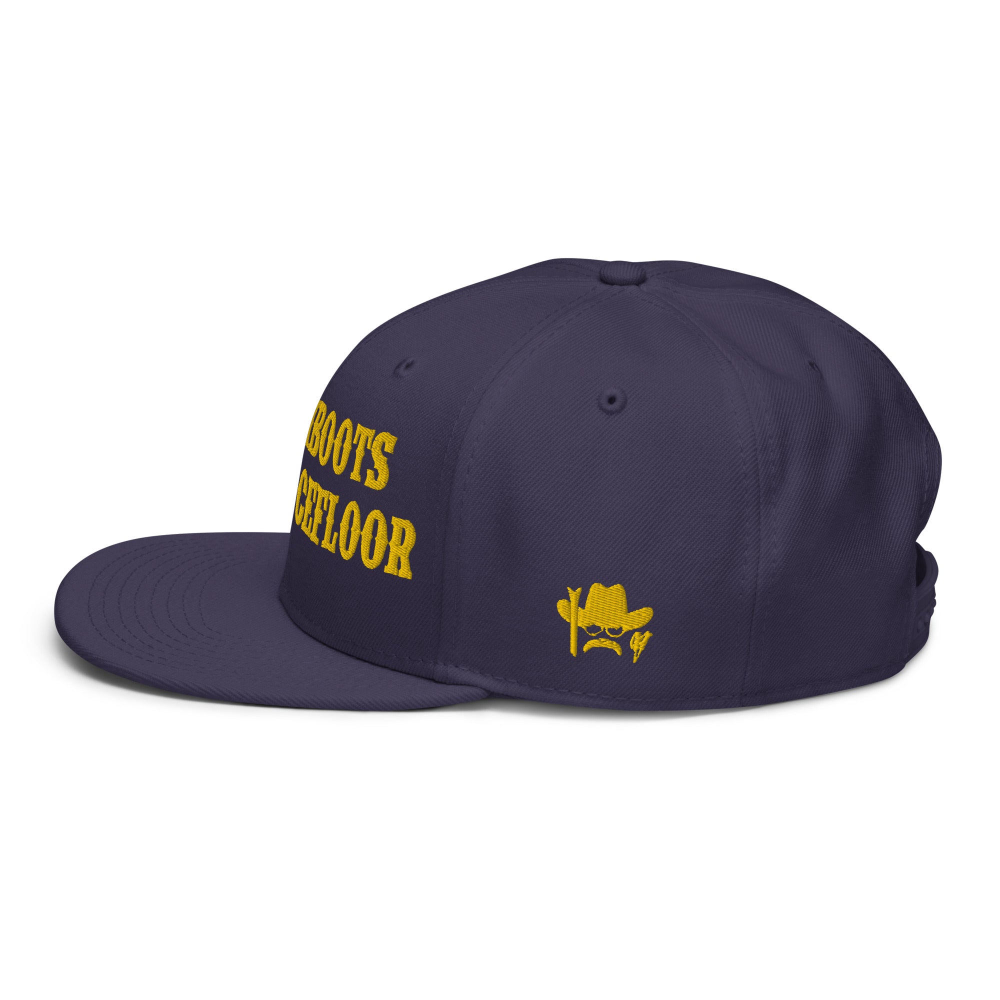 Snapback Otto Cap No Skiboots on Dancefloor Gold (3 sides)