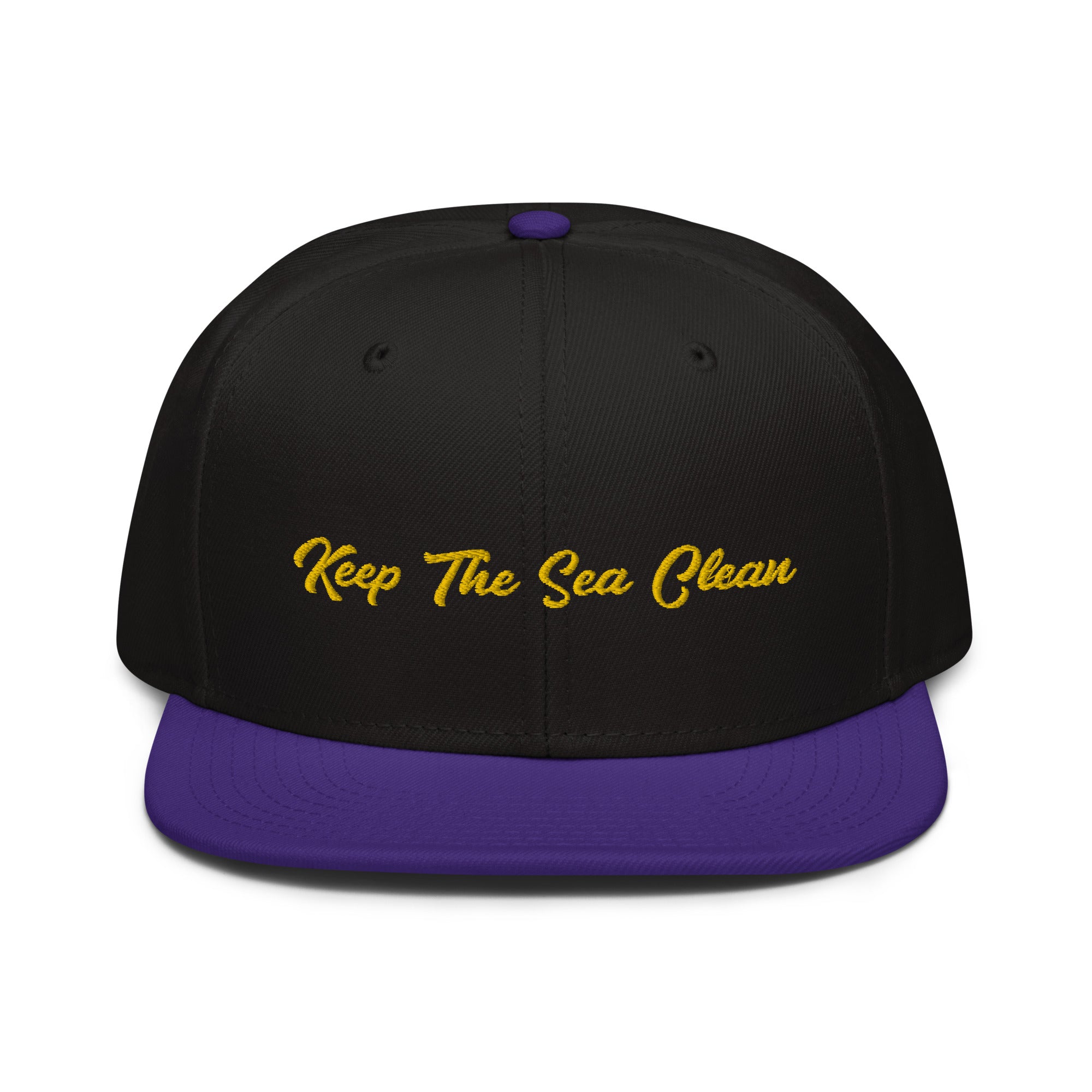 Casquette Snapback Otto Cap bicolore Keep The Sea Clean