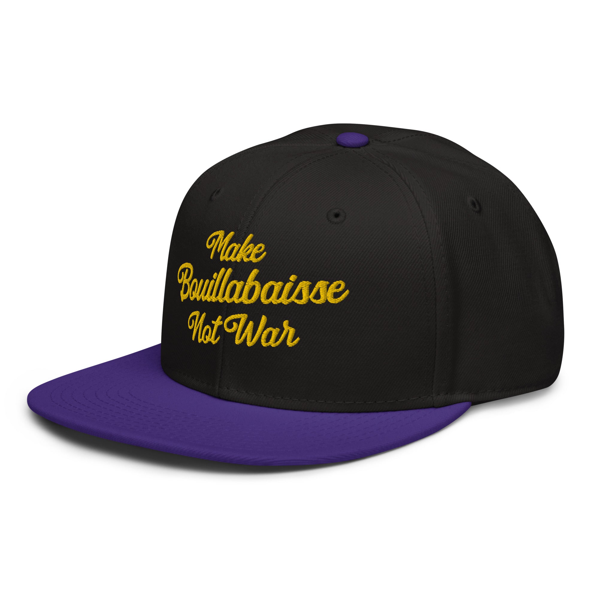 Two-Tone Snapback Otto Cap Make Bouillabaisse Not War