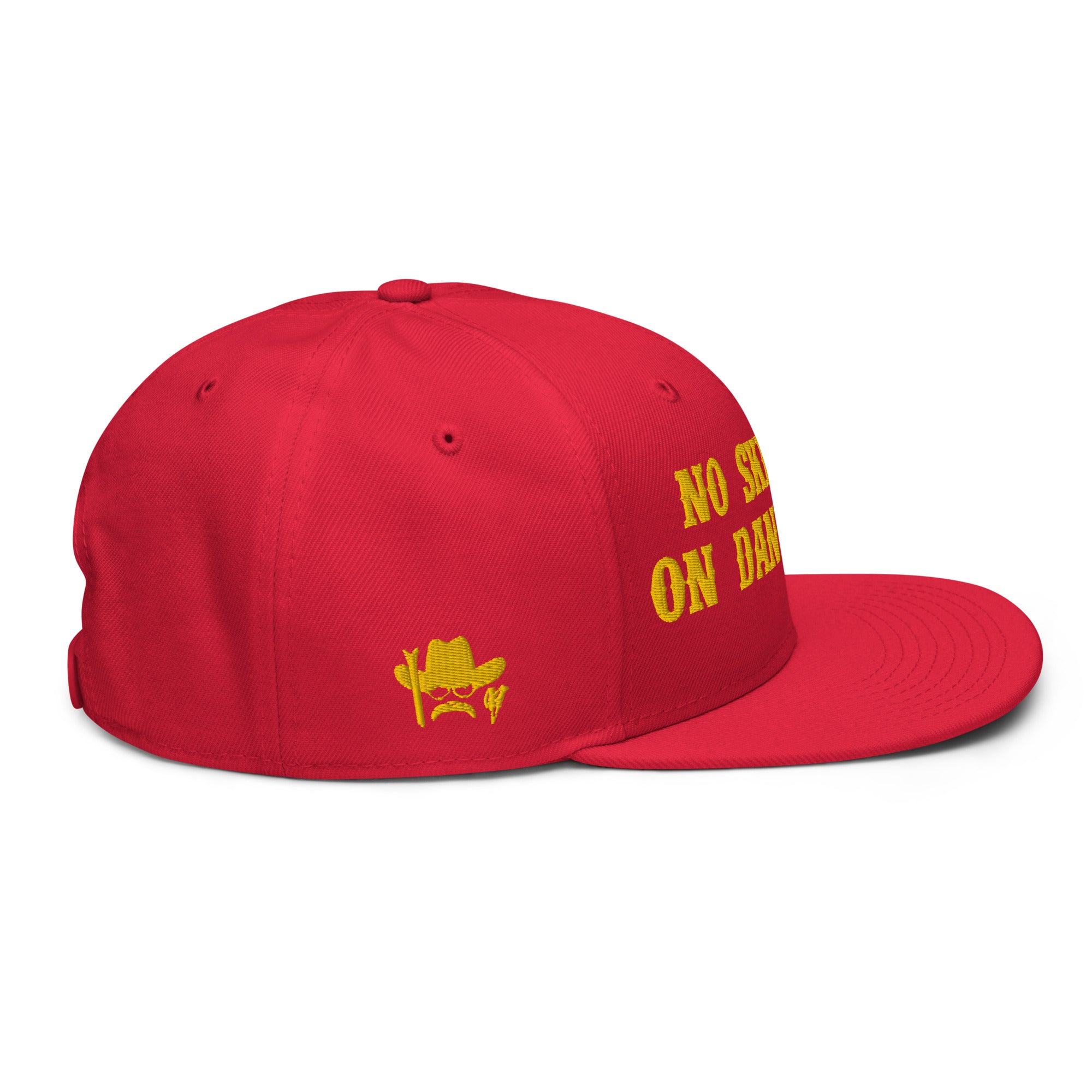 Casquette Snapback Otto Cap No Skiboots on Dancefloor Gold brodé sur 3 côtés