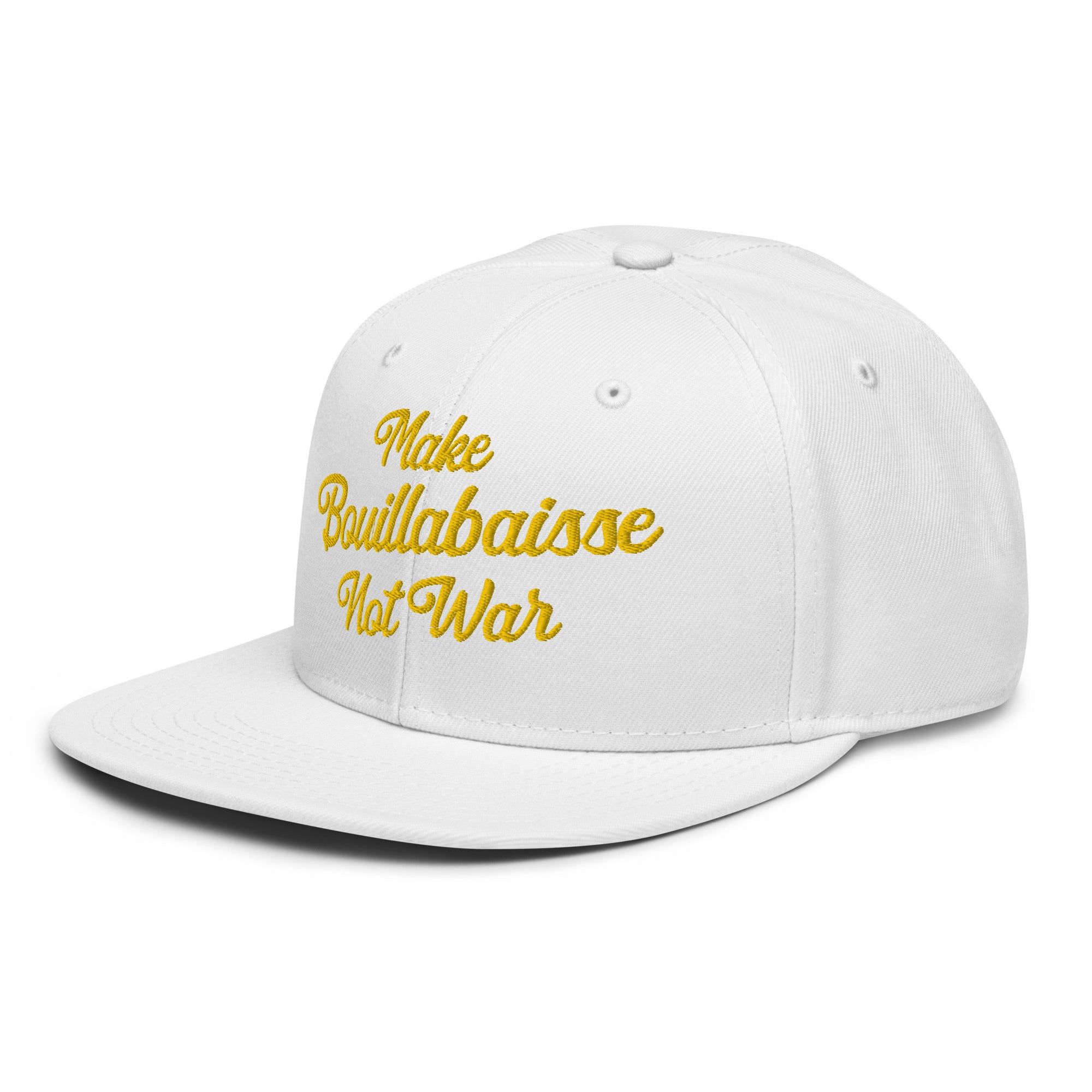 Casquette Snapback Otto Cap Make Bouillabaisse Not War