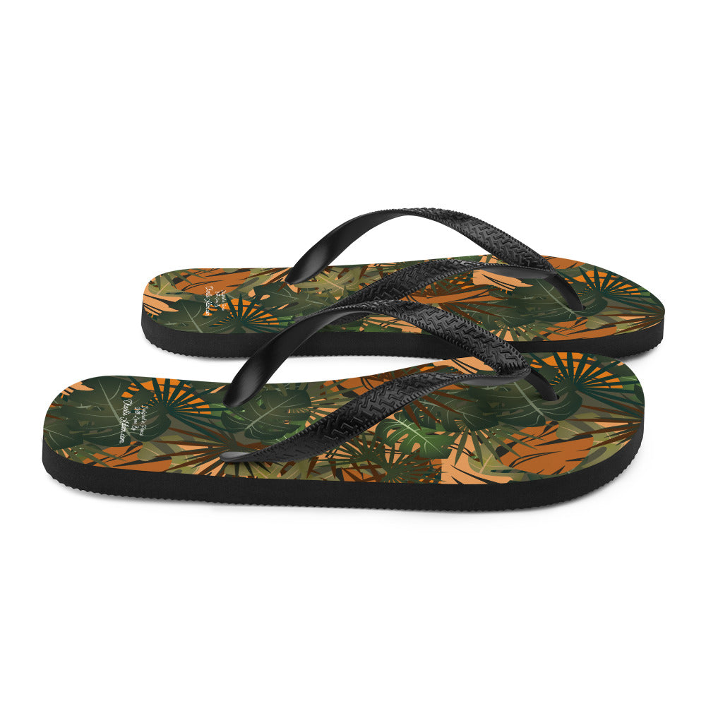 Jungle Flip-Flops