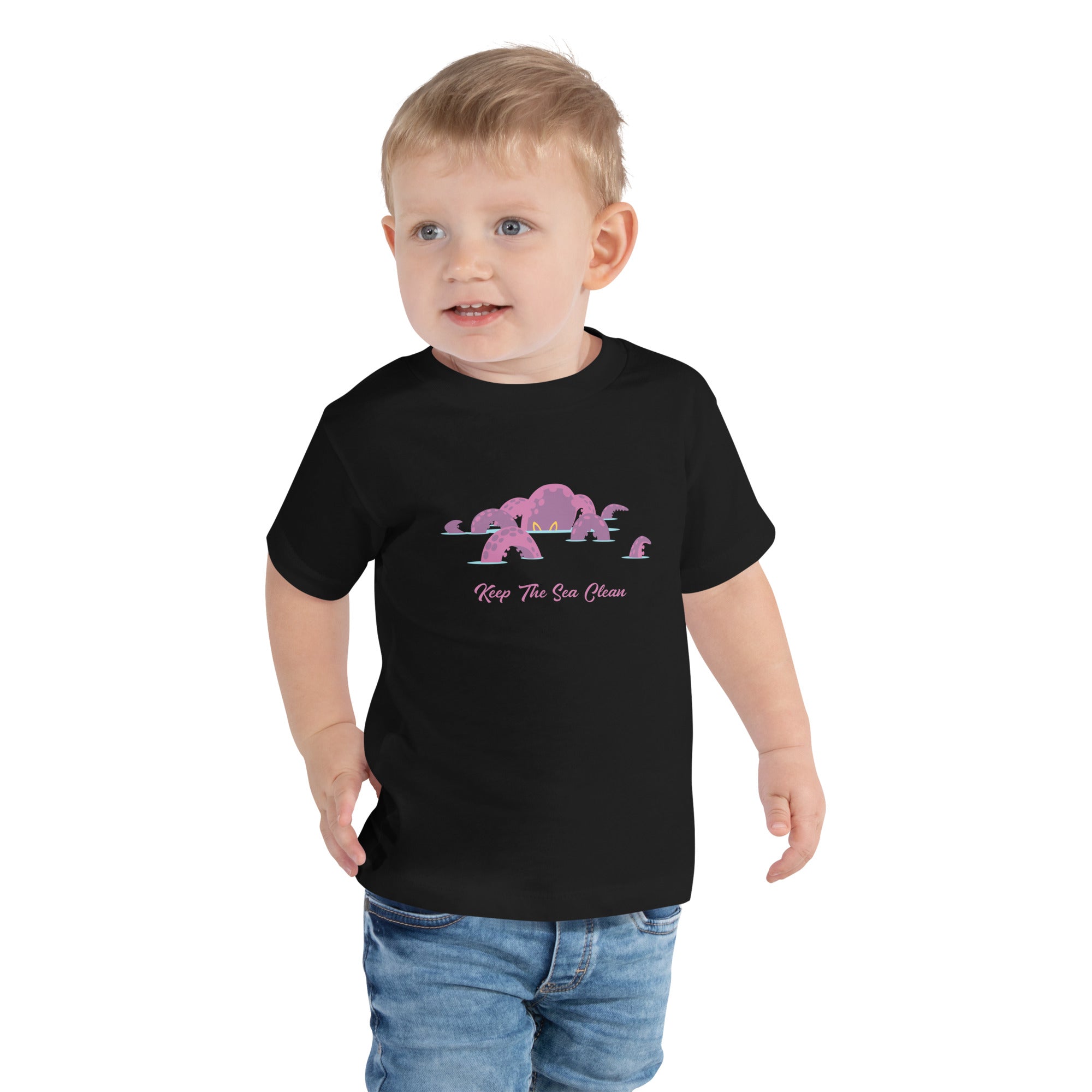 Toddler T-shirt Octopus Purple