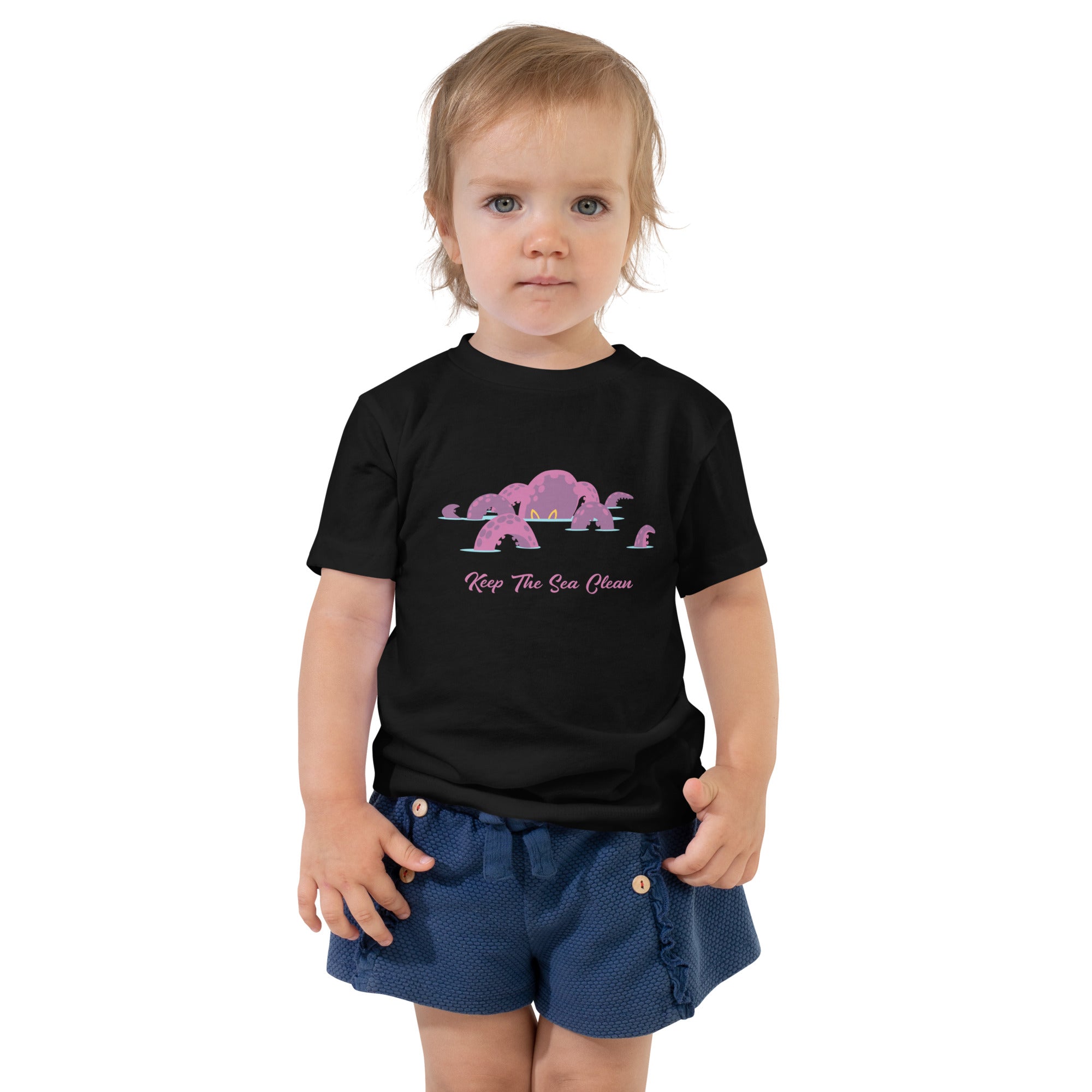 Toddler T-shirt Octopus Purple