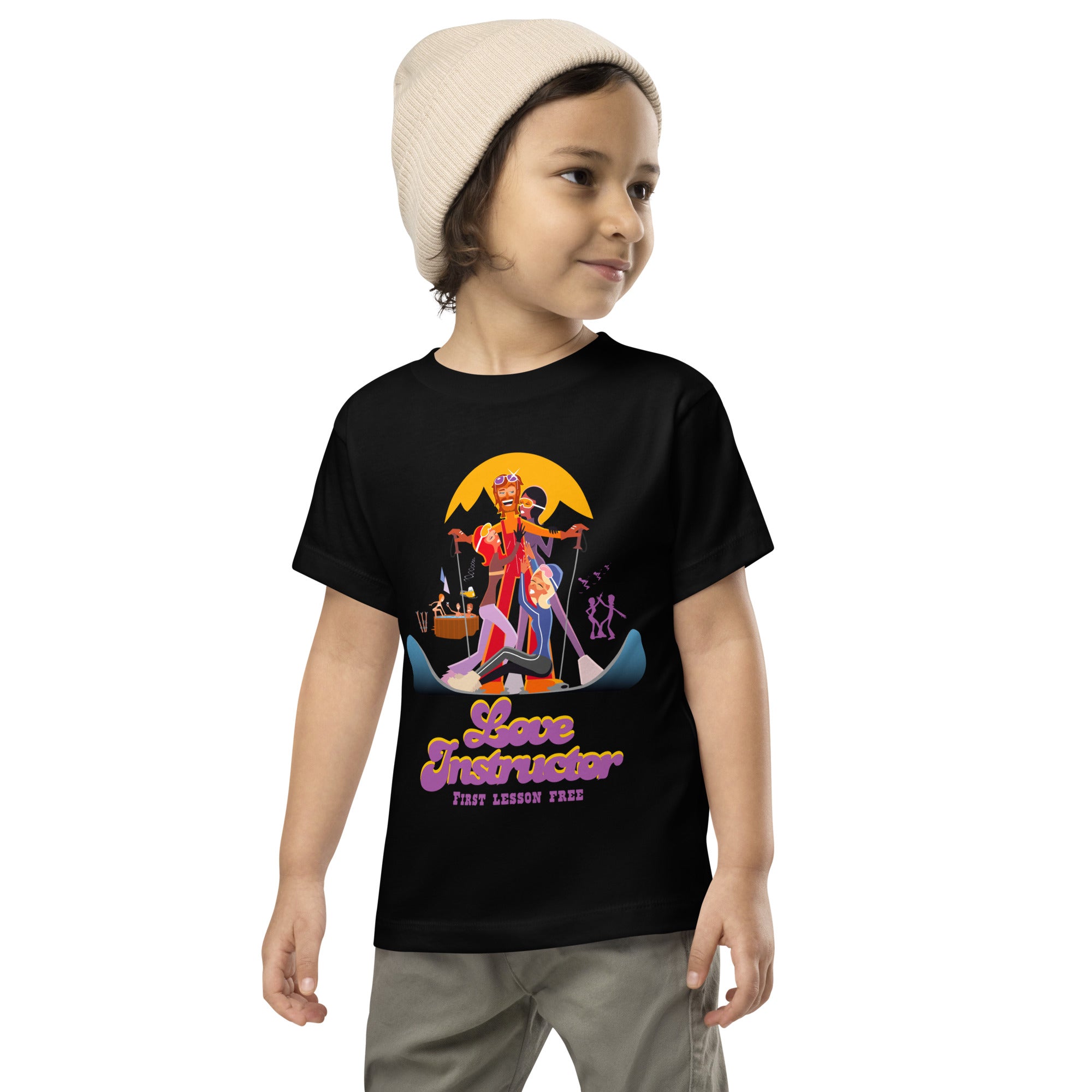 T-shirt pour enfant en bas âge Love Instructor First Lesson free