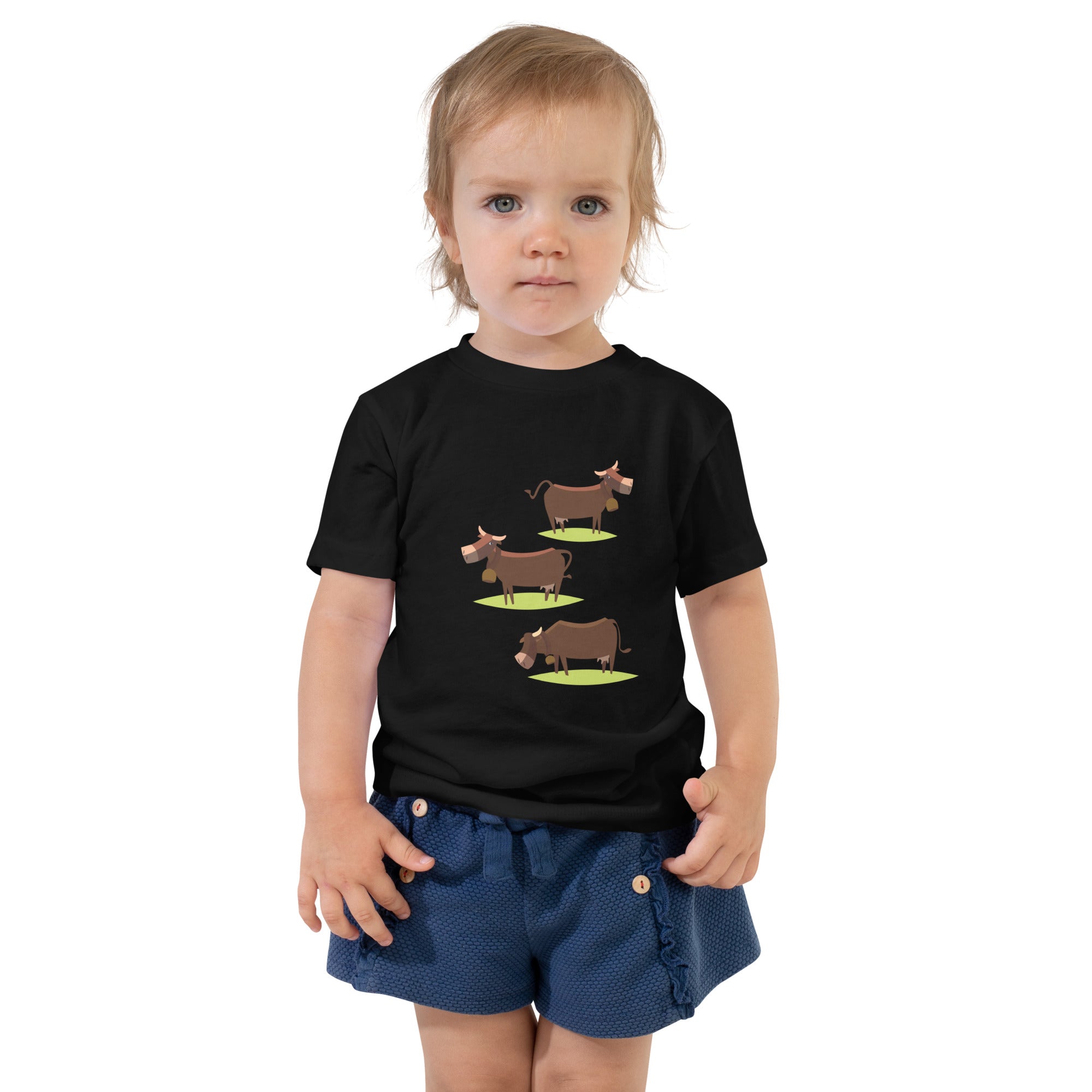 T-shirt pour enfant en bas âge Les Trois Vaches