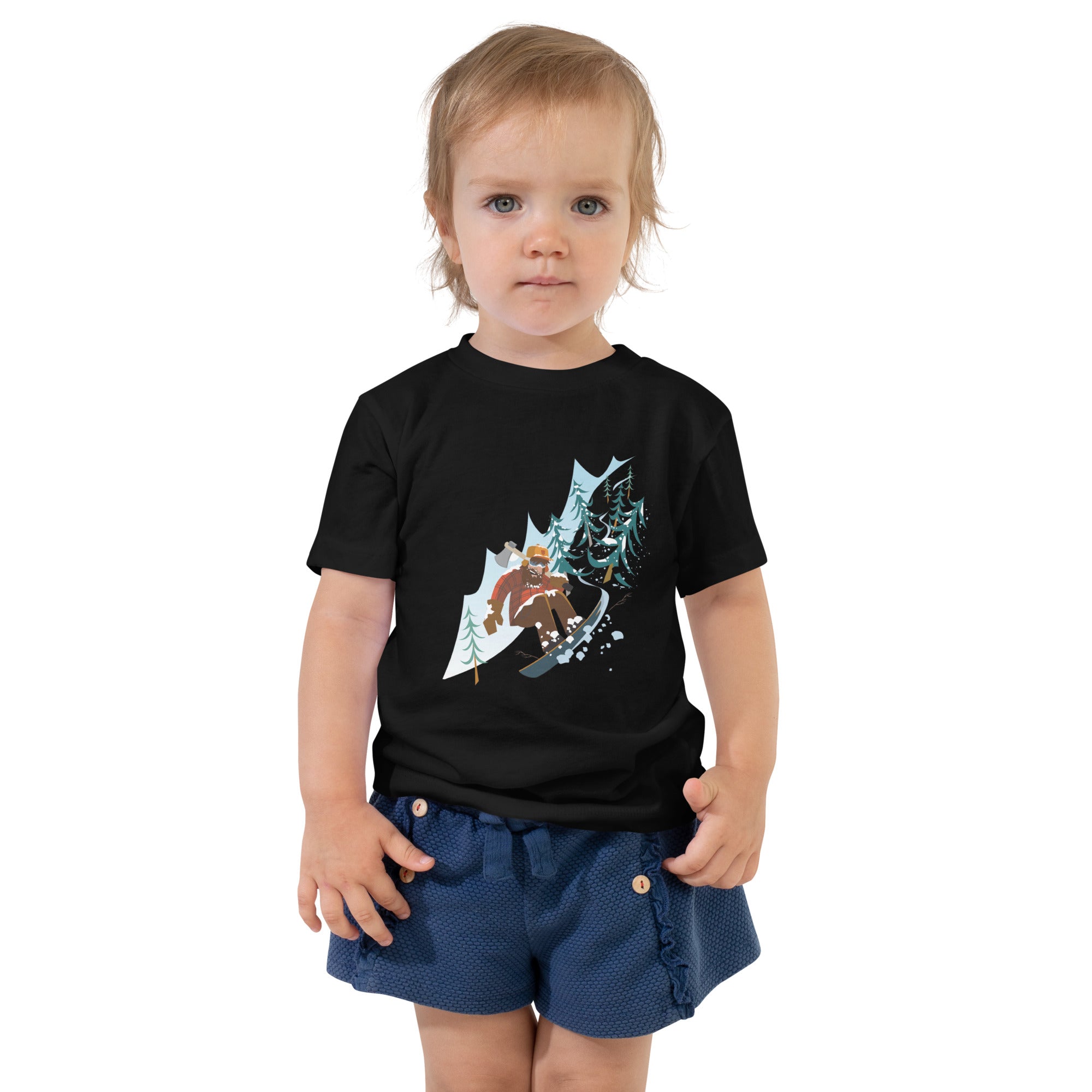 Toddler T-shirt Timberman snowboarder