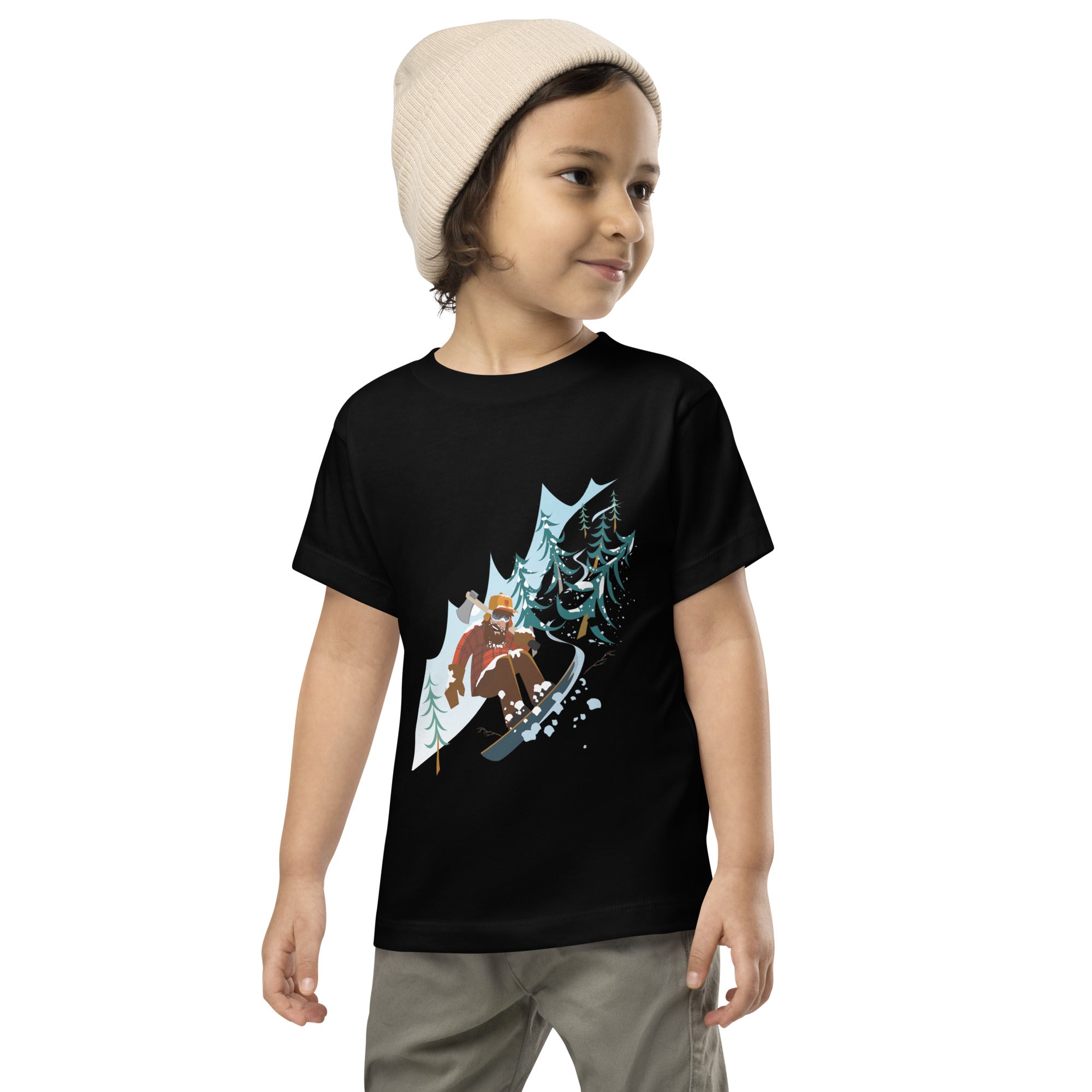 T-shirt pour enfant en bas âge Timberman snowboarder
